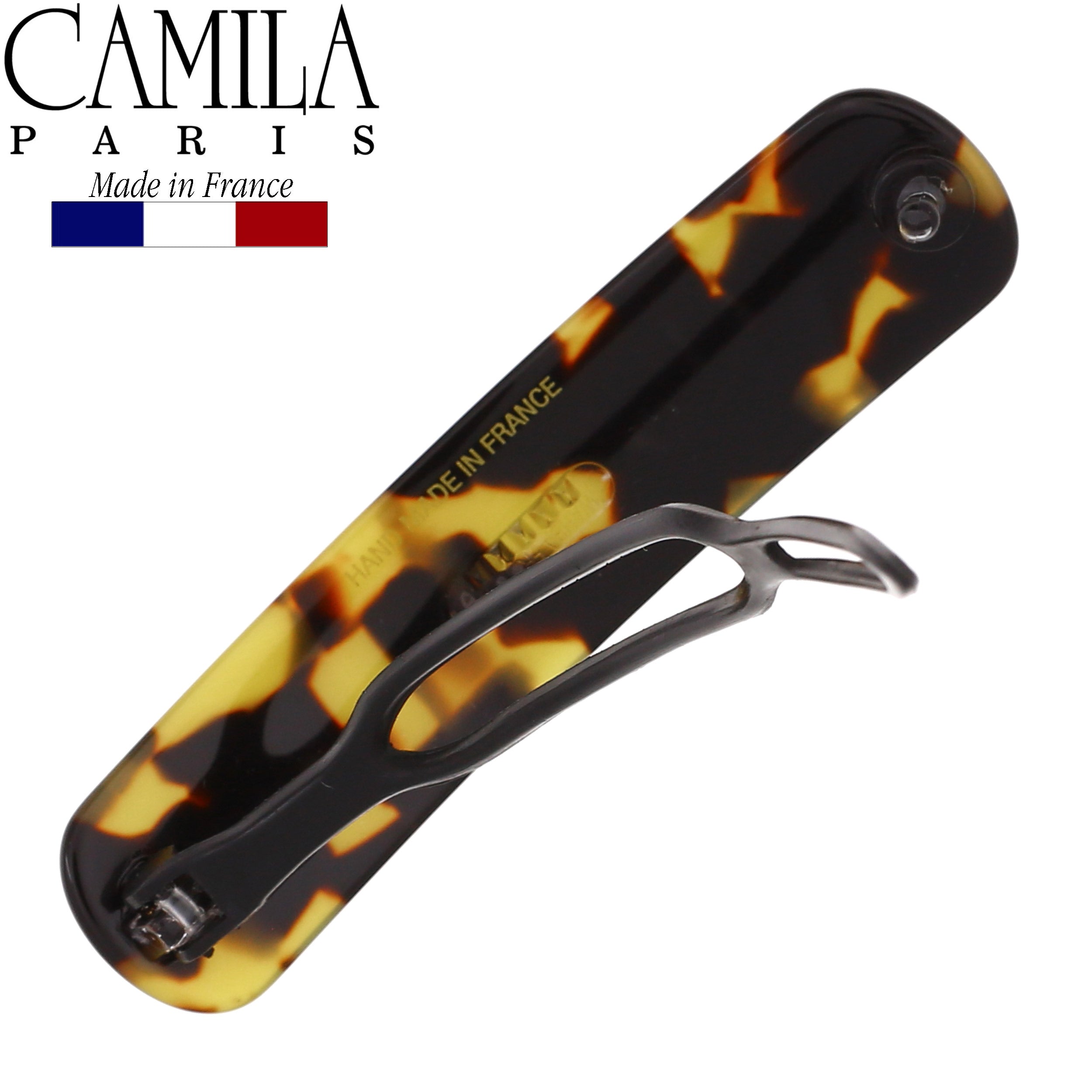 Camila Paris Metal-Free French barrette cellulose acetate handmade