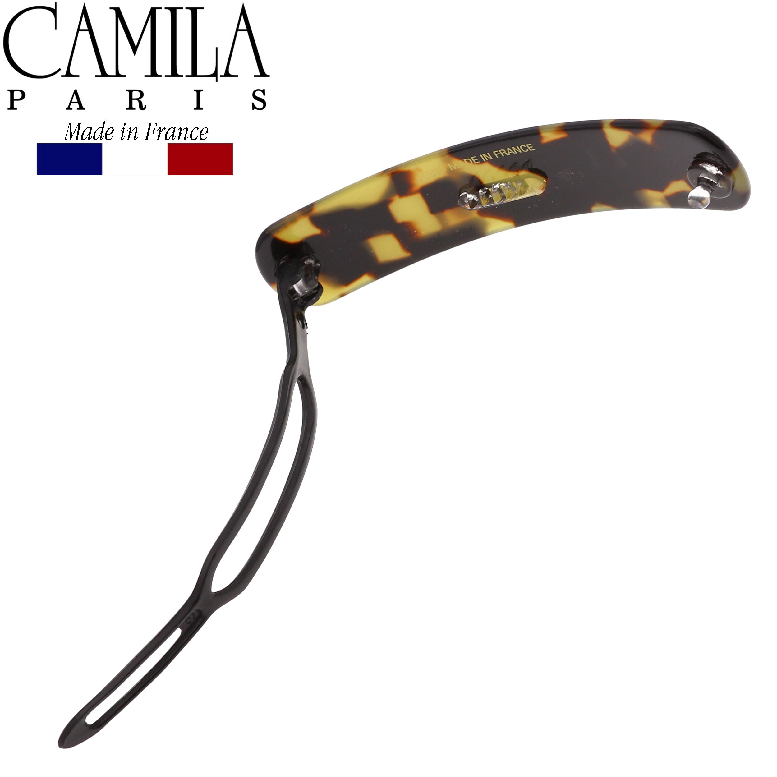 Camila Paris Metal-Free French barrette cellulose acetate handmade