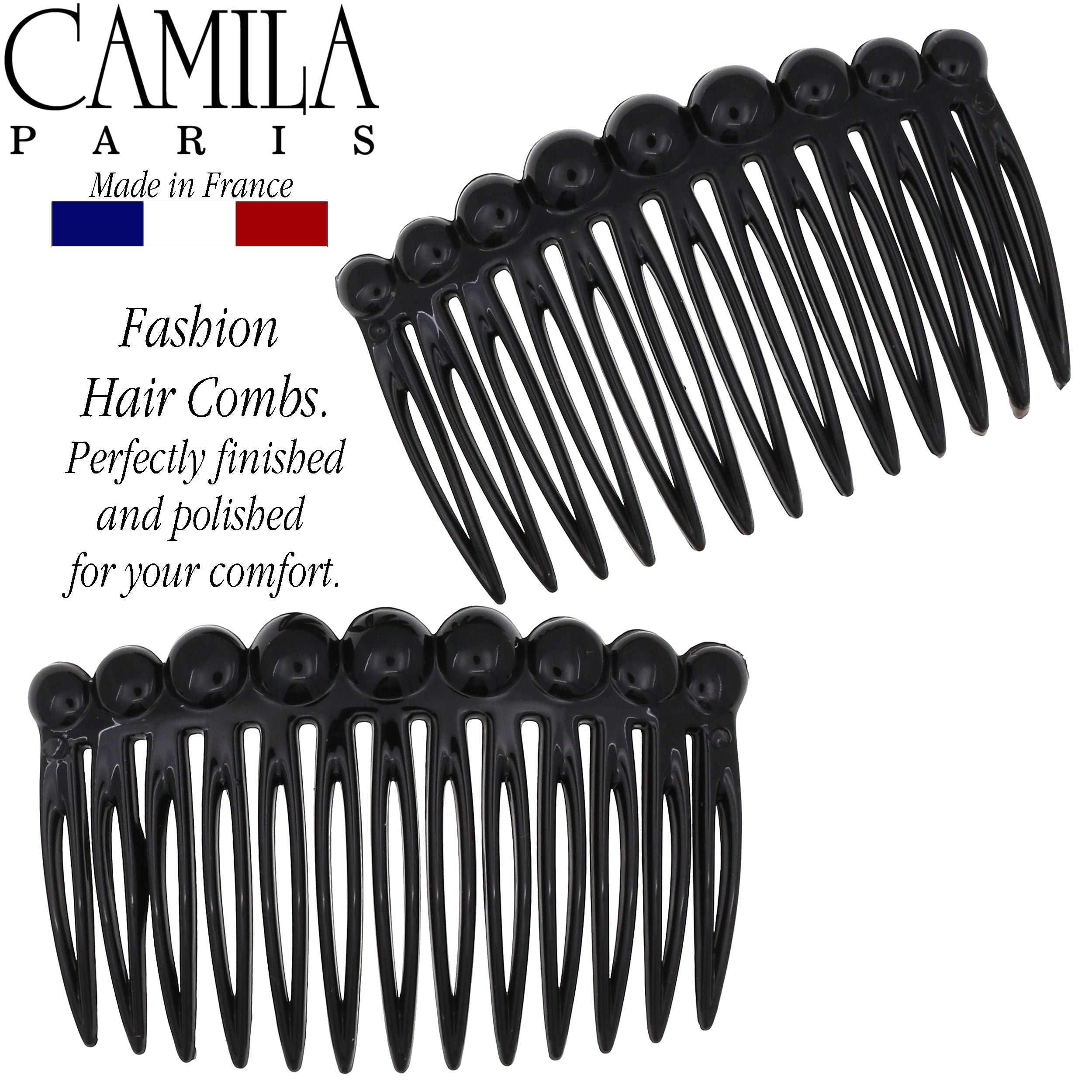 Camila Paris Detangling French side comb cellulose acetate