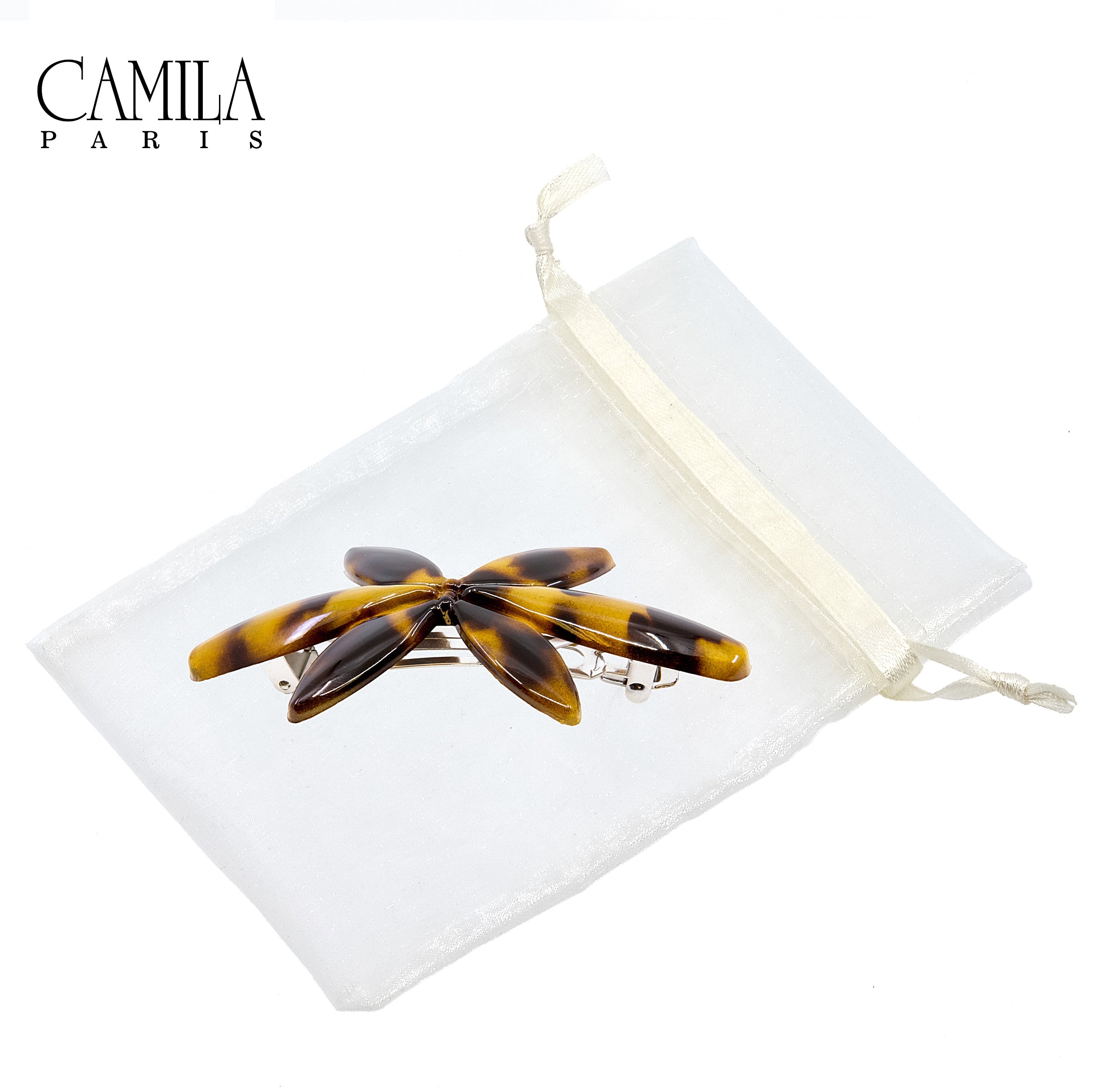 Camila Paris French barrette cellulose acetate
