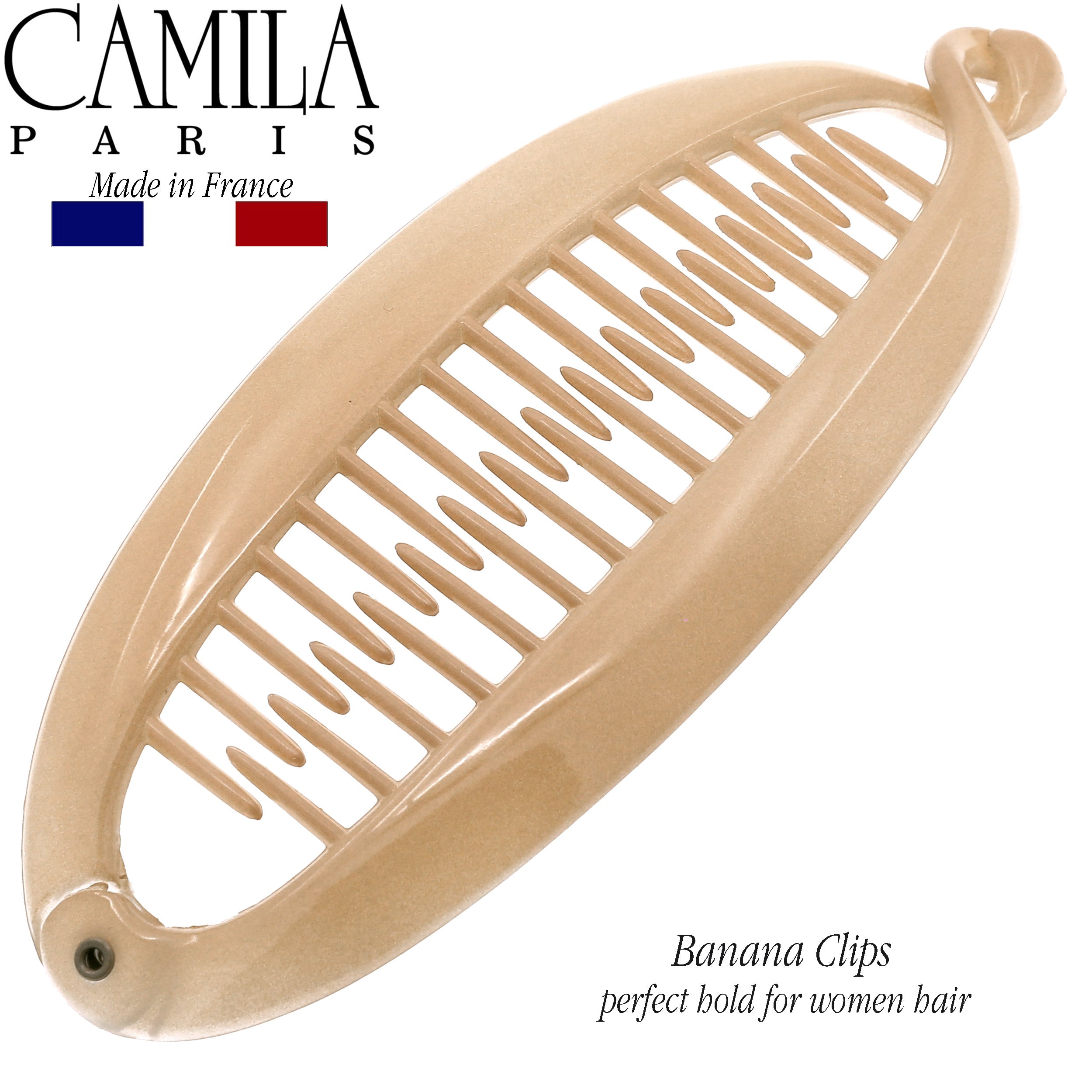Camila Paris French banana clip cellulose acetate