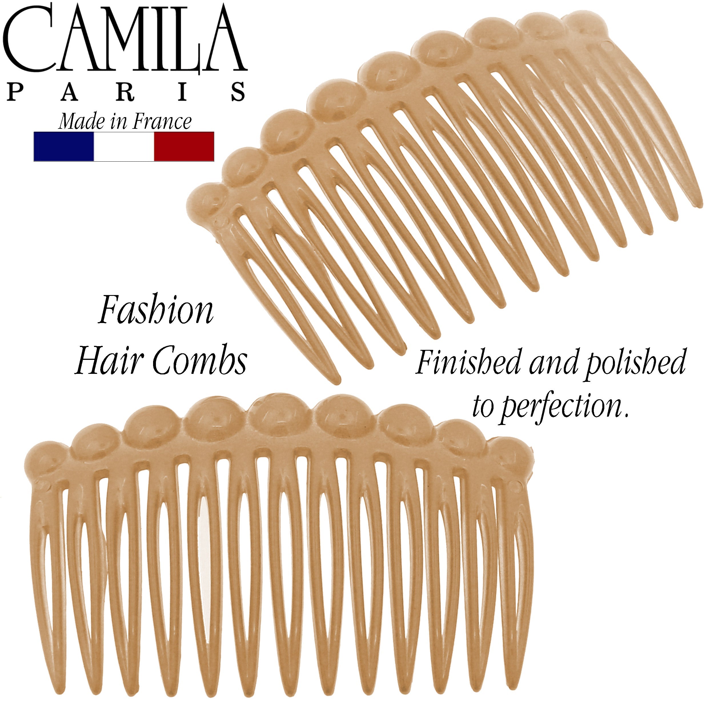 Camila Paris Detangling French side comb cellulose acetate