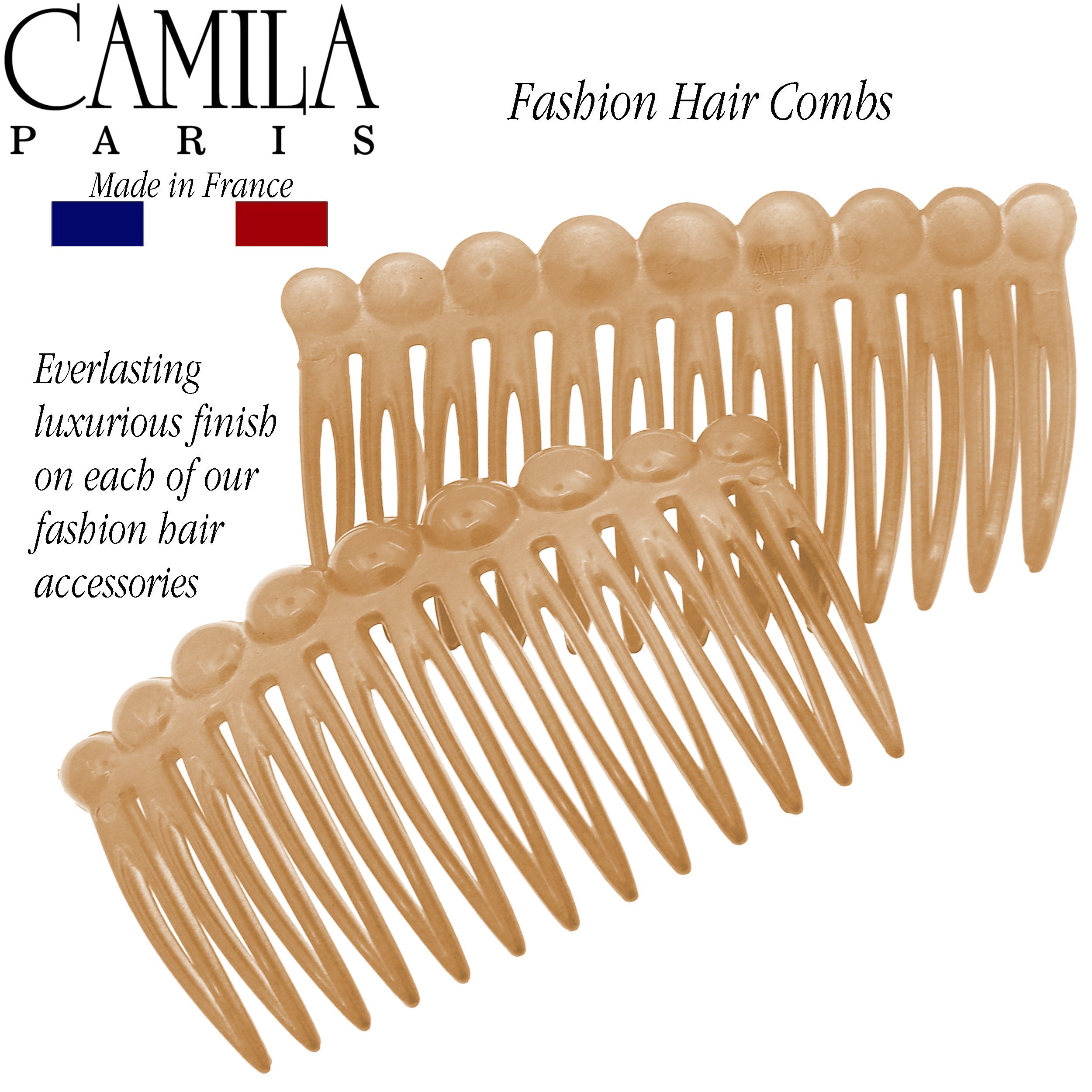 Camila Paris Detangling French side comb cellulose acetate