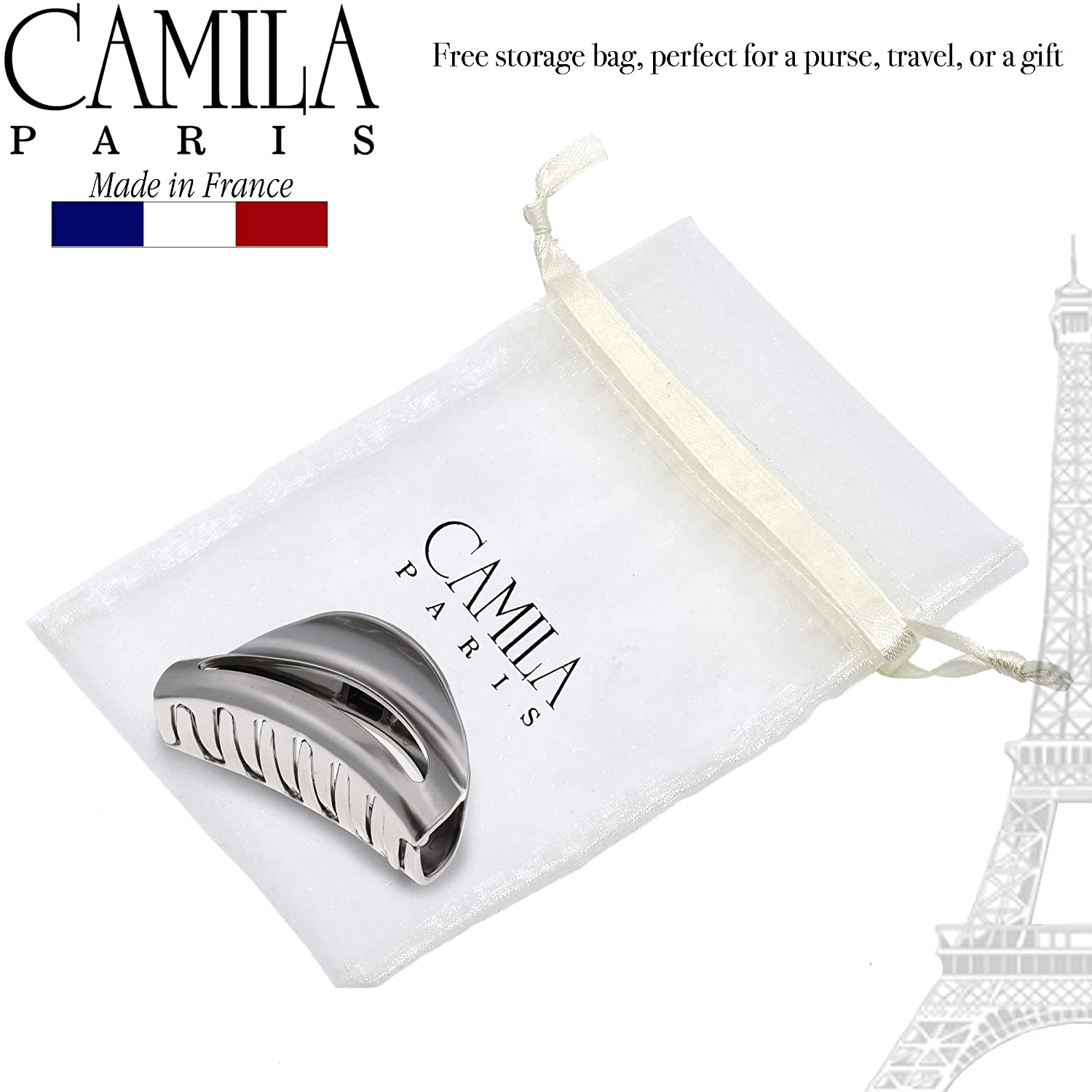 Camila Paris French hair clip cellulose acetate