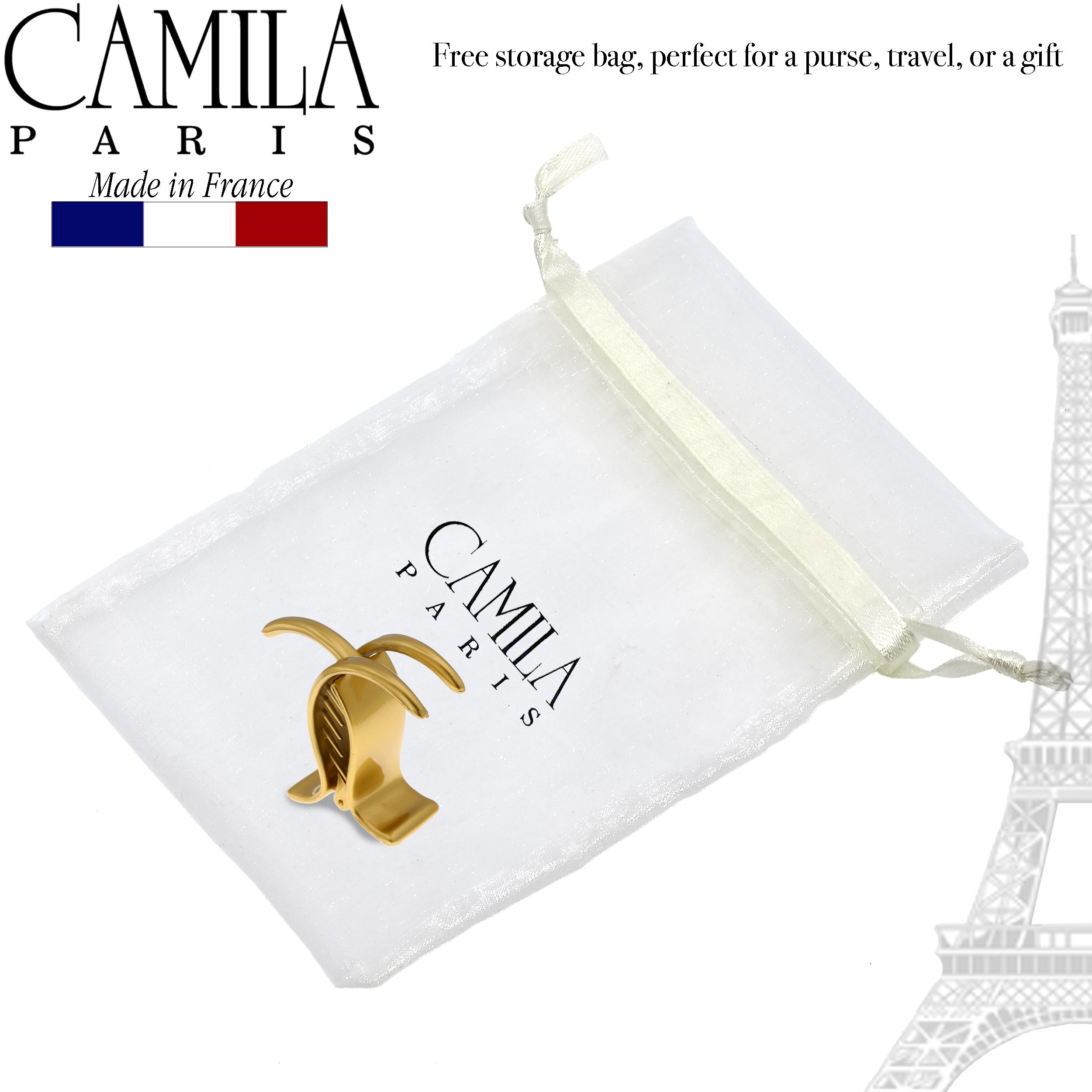 Camila Paris Lily French hair clip cellulose acetate