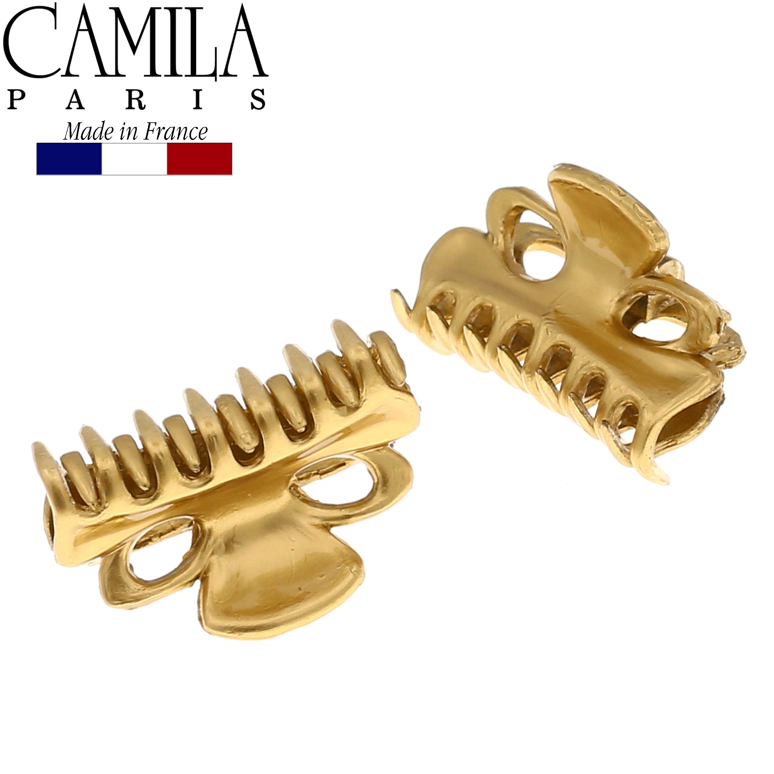 Camila Paris Elizabeth French hair clip cellulose acetate