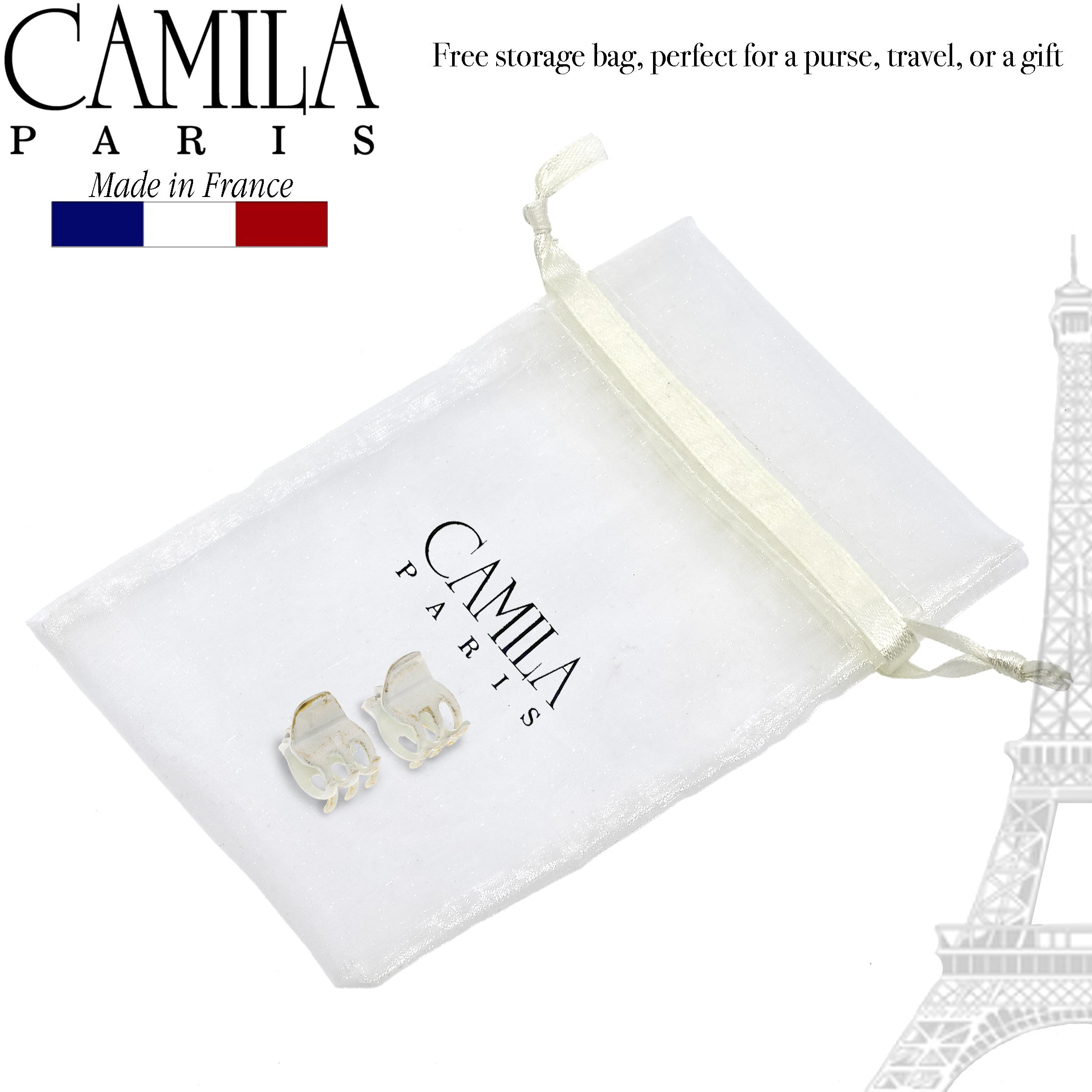 Camila Paris Salon French hair clip cellulose acetate
