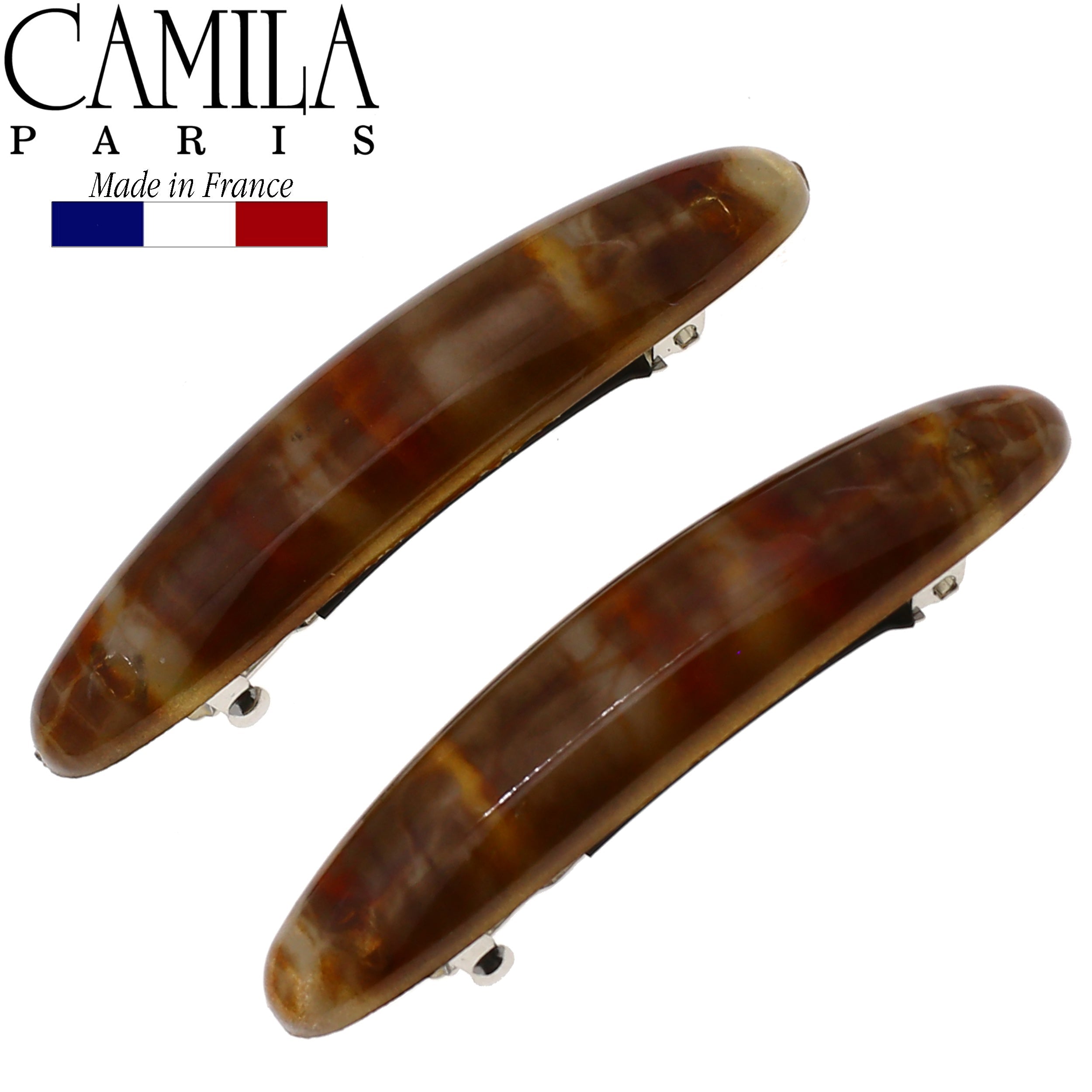 Camila Paris French barrette cellulose acetate