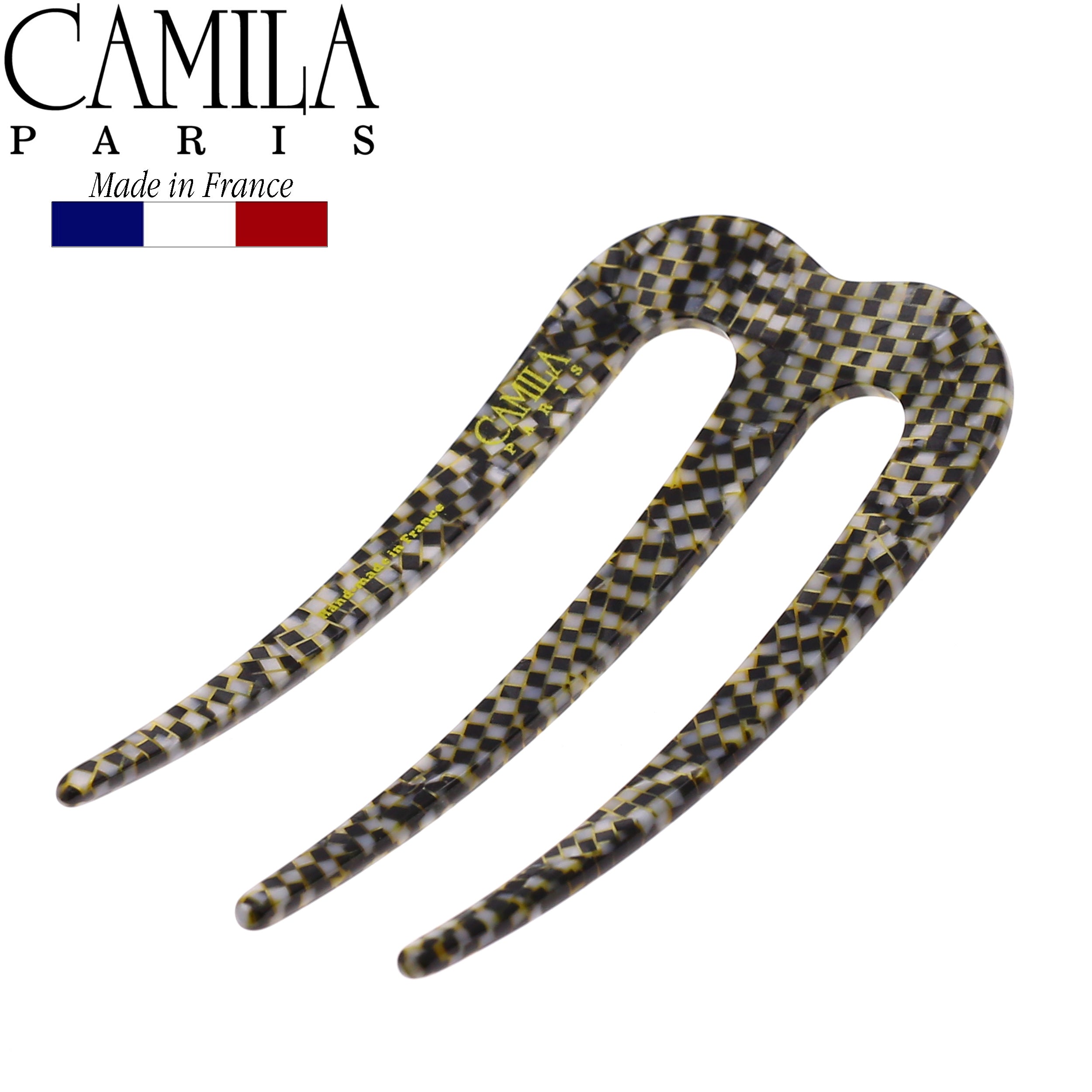 Camila Paris 3 inch French hair stick cellulose acetate