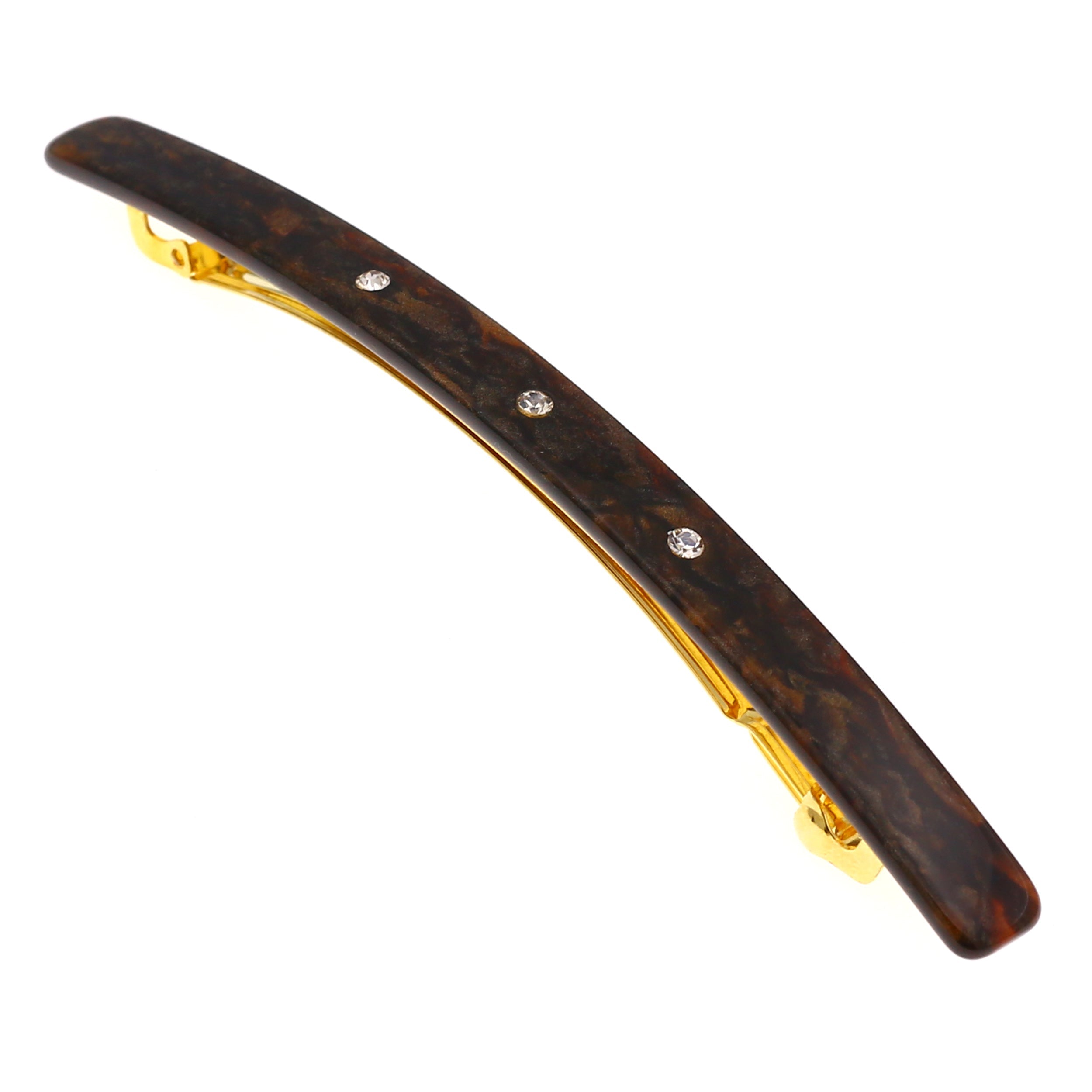Camila Paris Tortoiseshell French barrette cellulose acetate