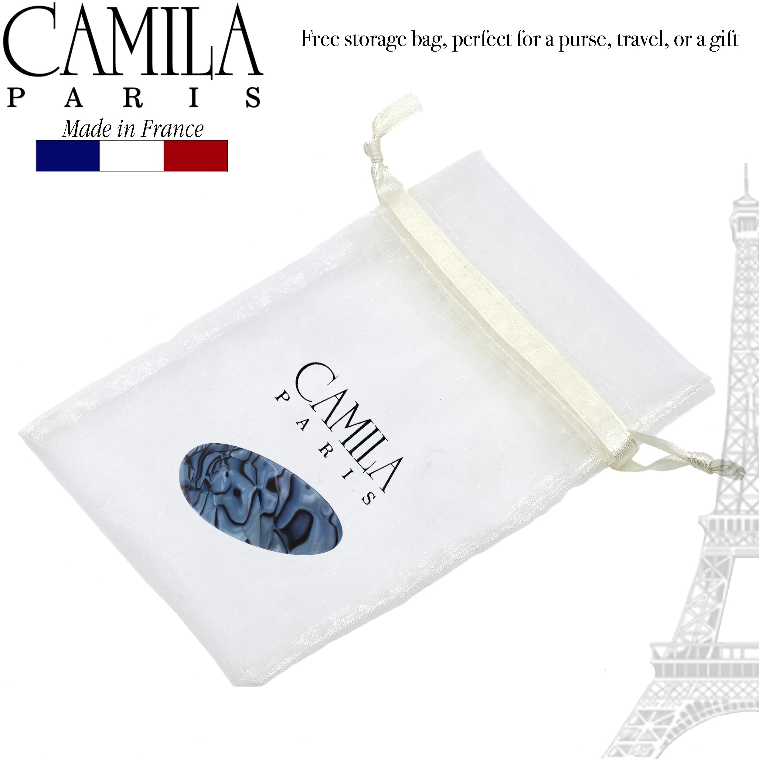 Camila Paris French barrette cellulose acetate handmade