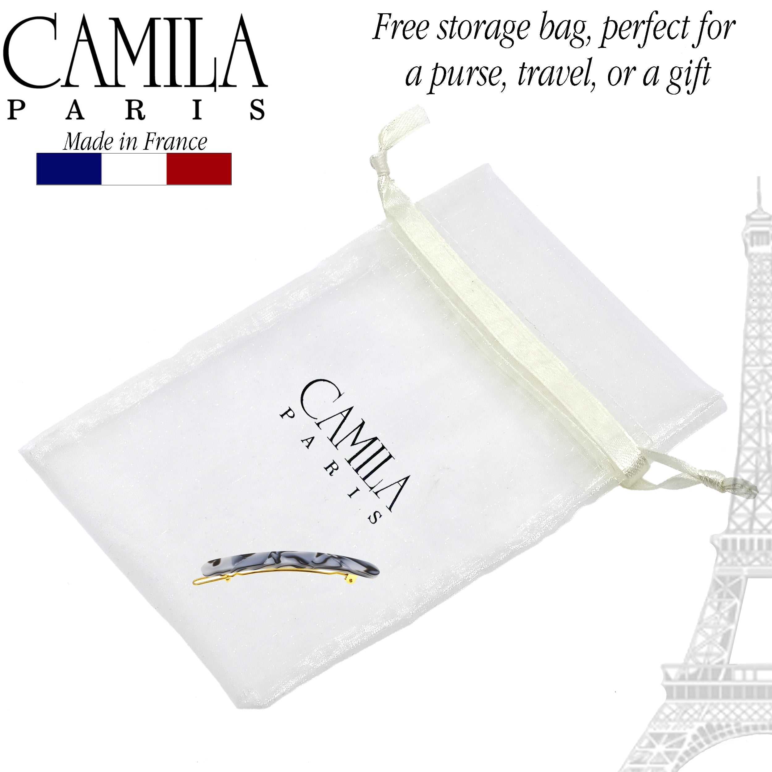 Camila Paris Rose French barrette cellulose acetate