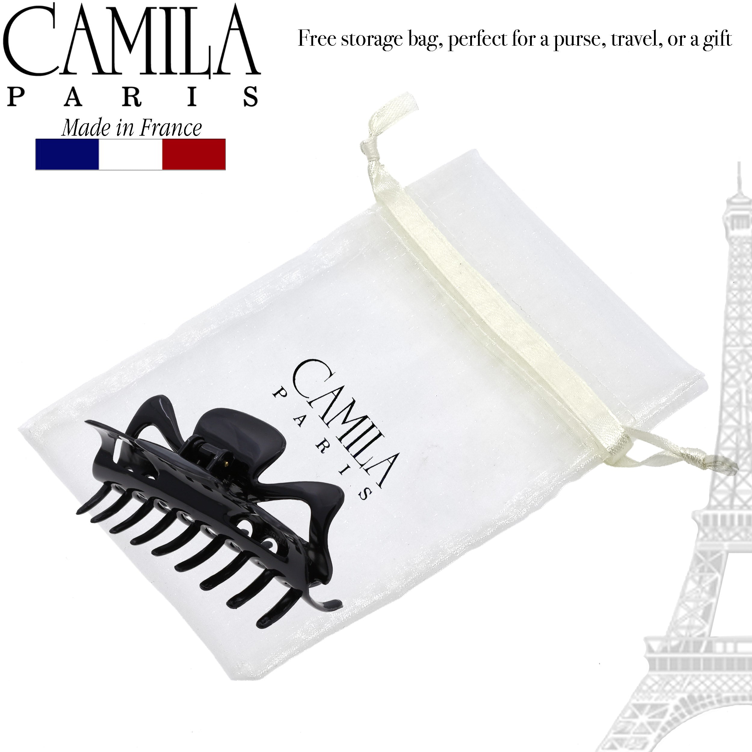 Camila Paris Elizabeth French hair clip cellulose acetate