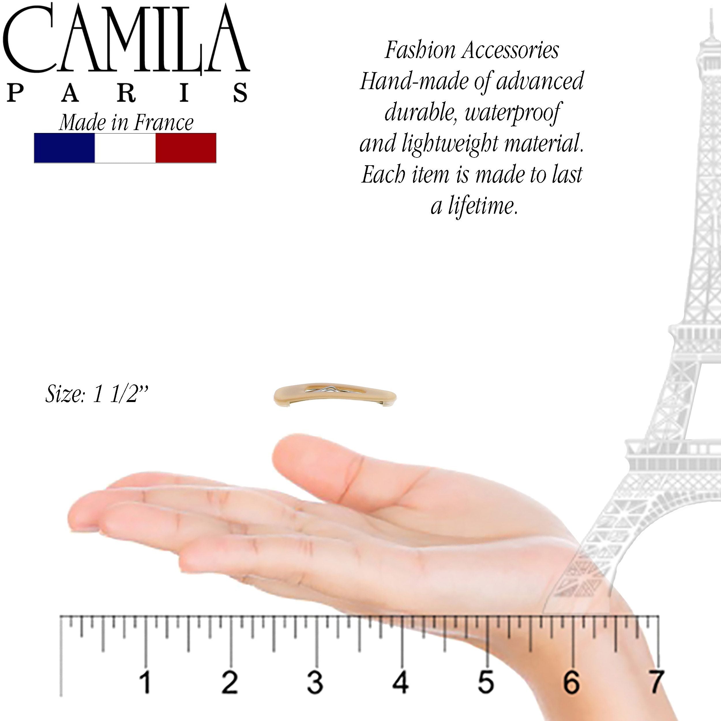 Camila Paris 2 Inch French barrette cellulose acetate