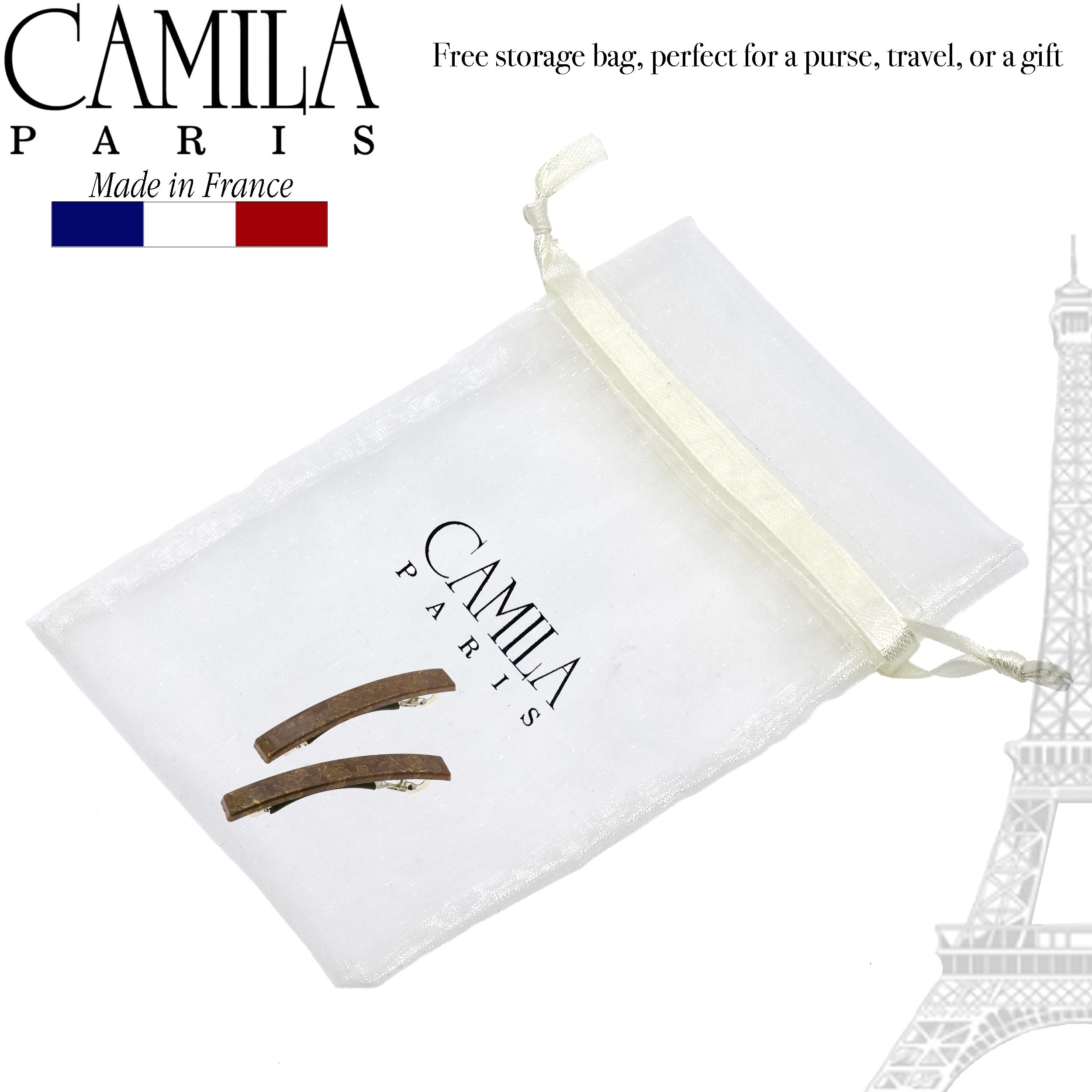 Camila Paris French barrette cellulose acetate