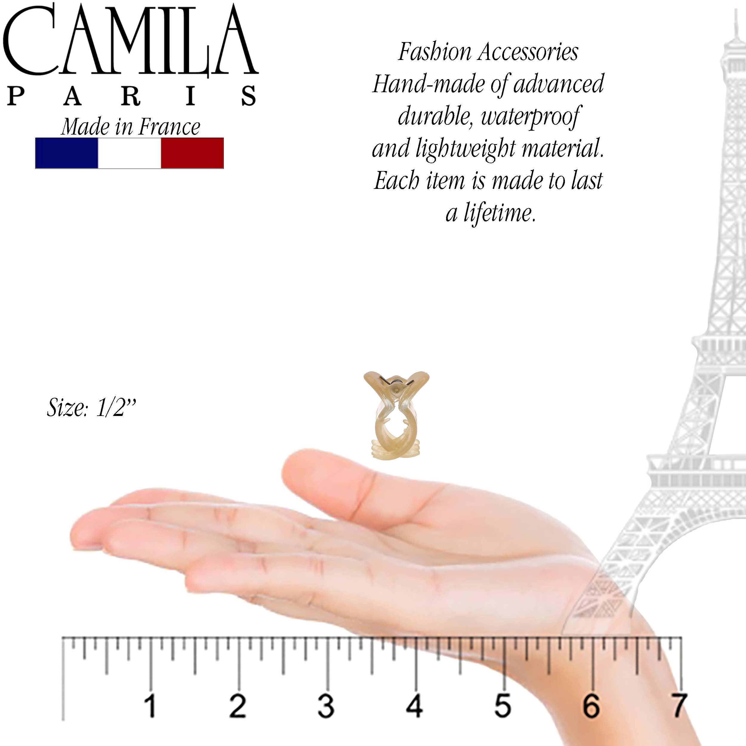 Camila Paris French hair clip cellulose acetate