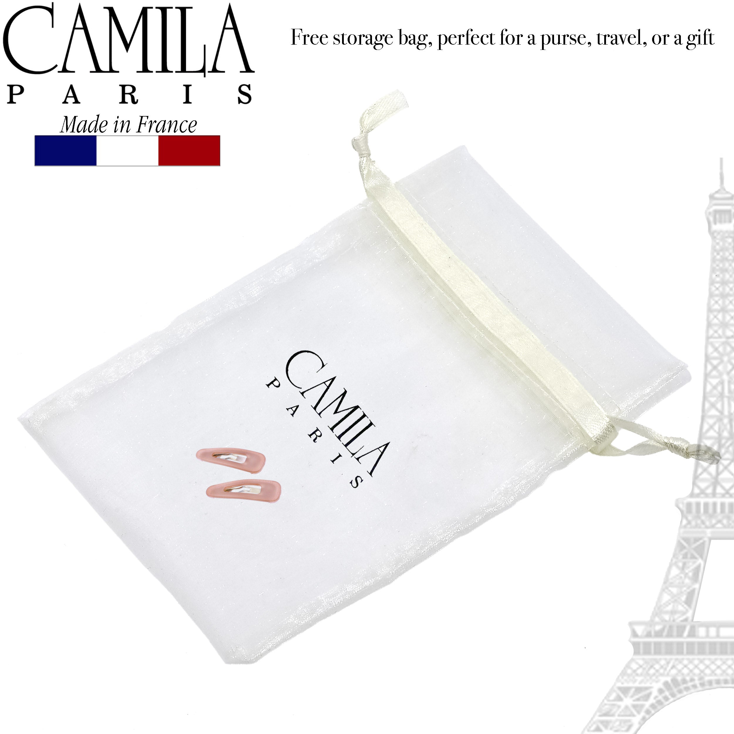 Camila Paris French barrette cellulose acetate