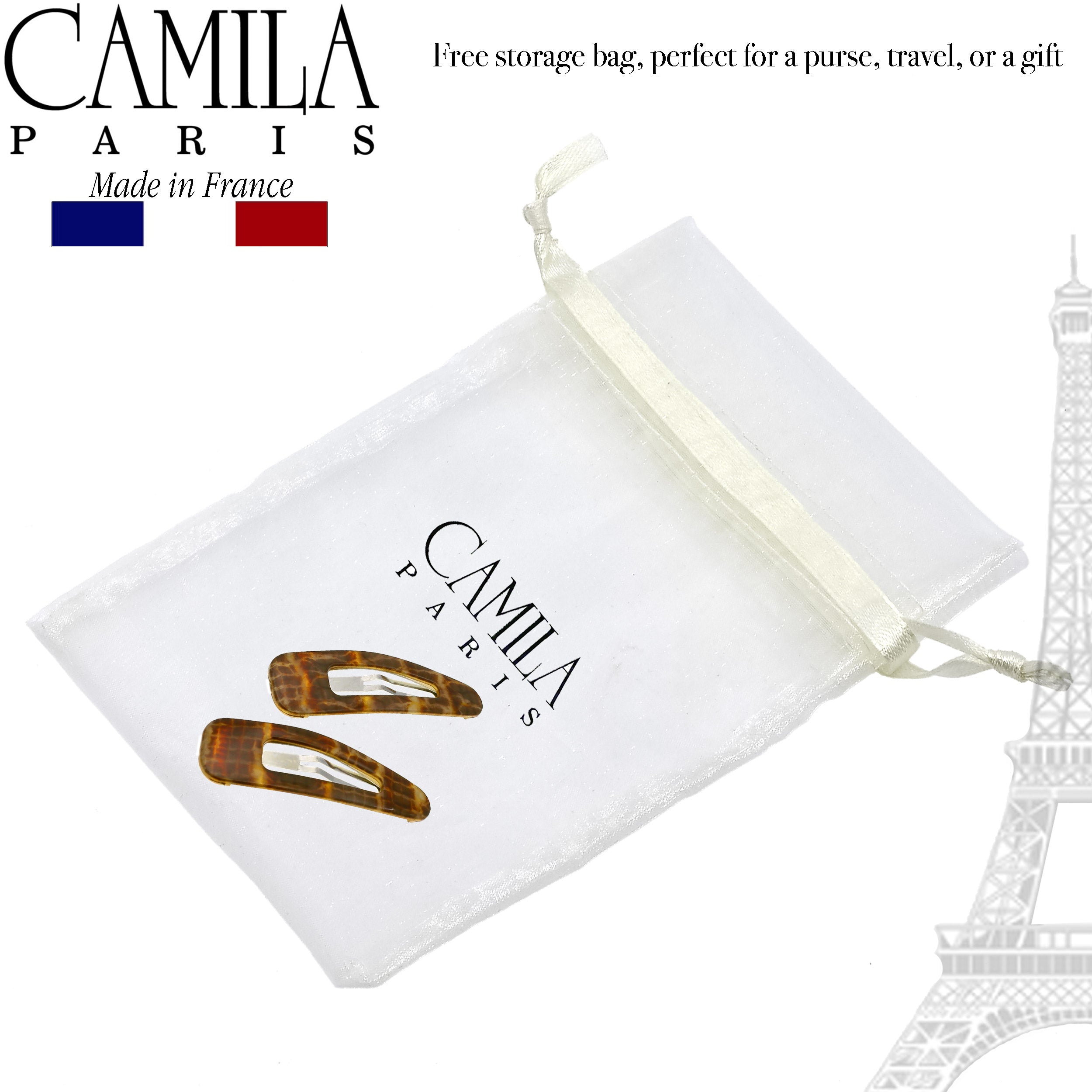 Camila Paris French barrette cellulose acetate