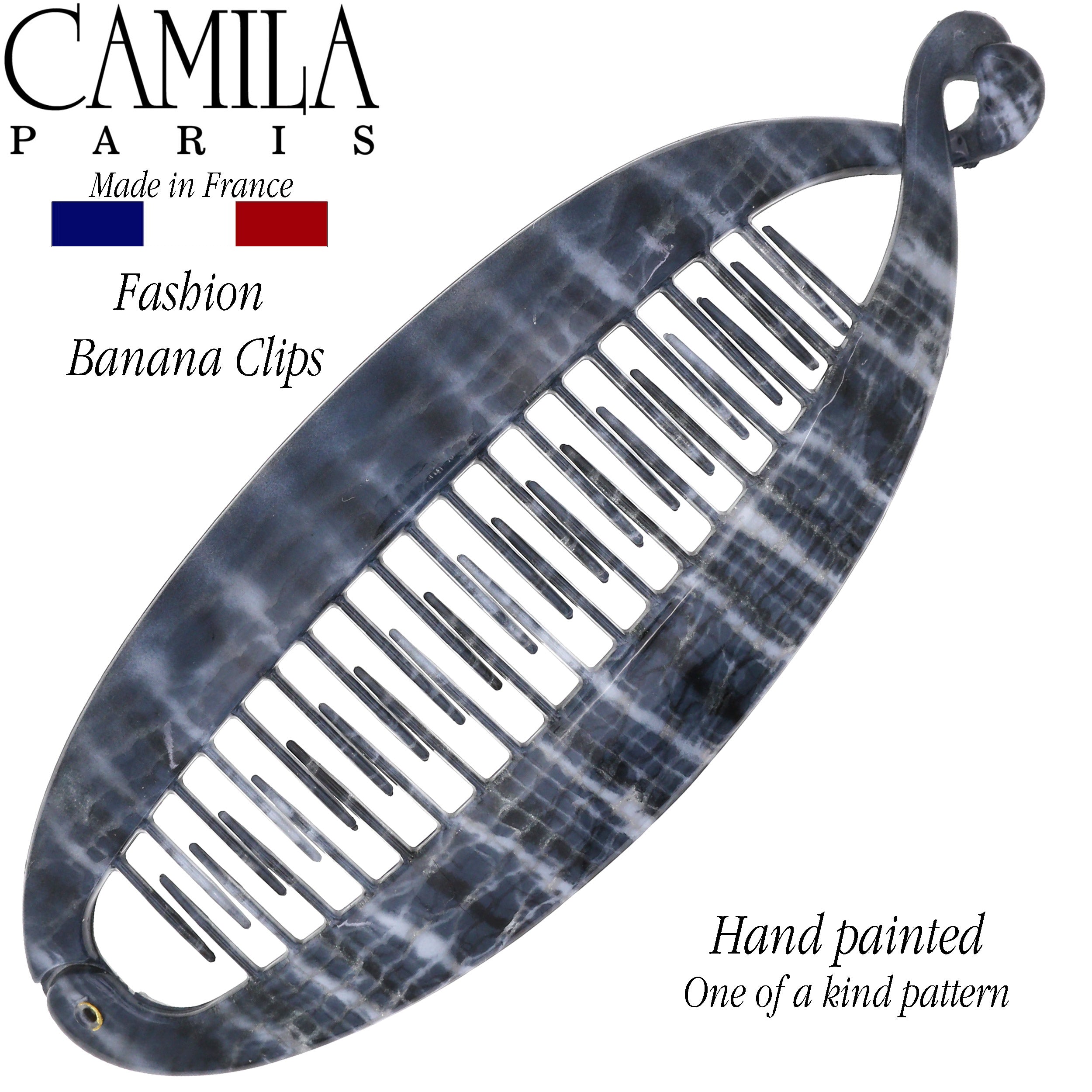 Camila Paris French banana clip cellulose acetate