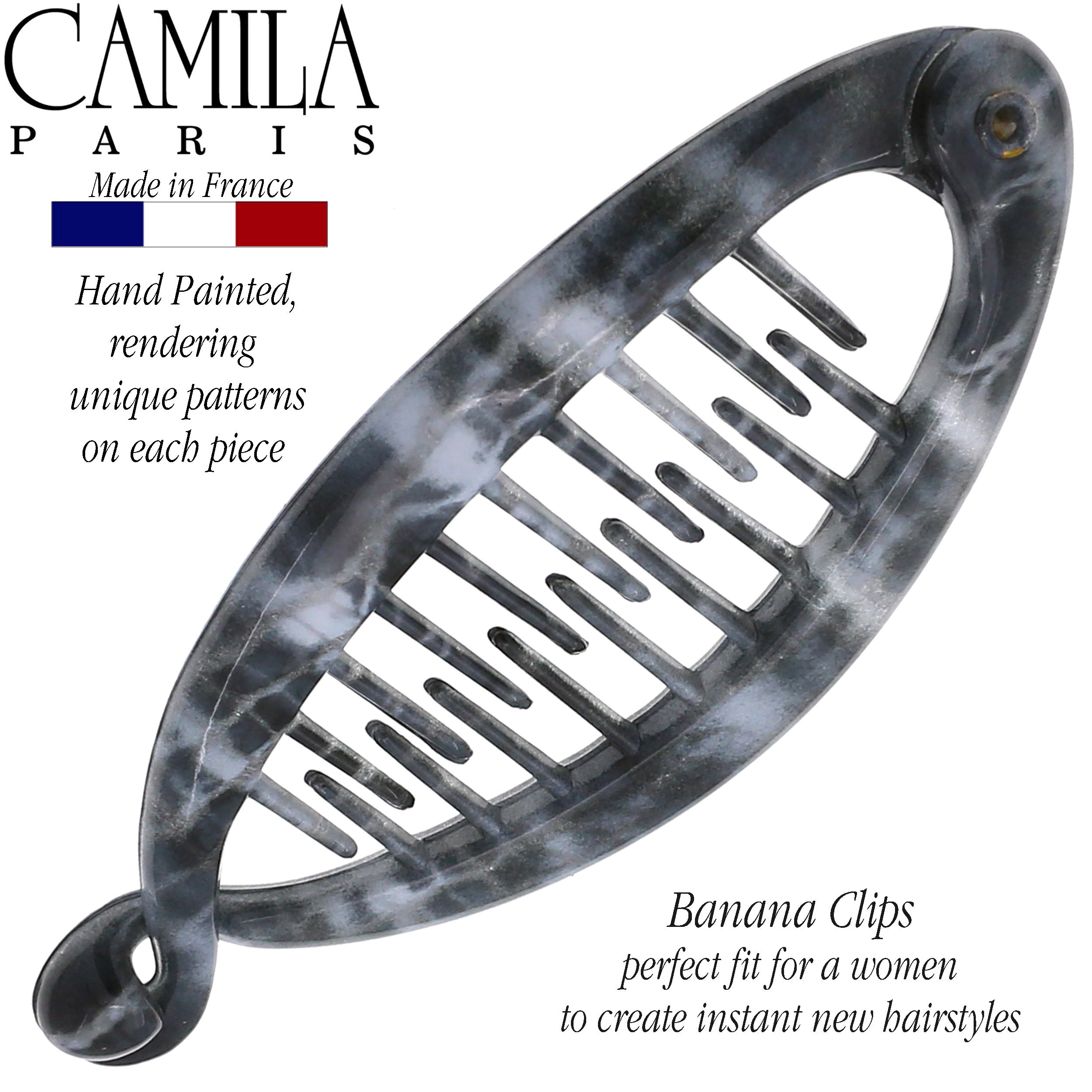 Camila Paris 5.5 Inch French banana clip cellulose acetate
