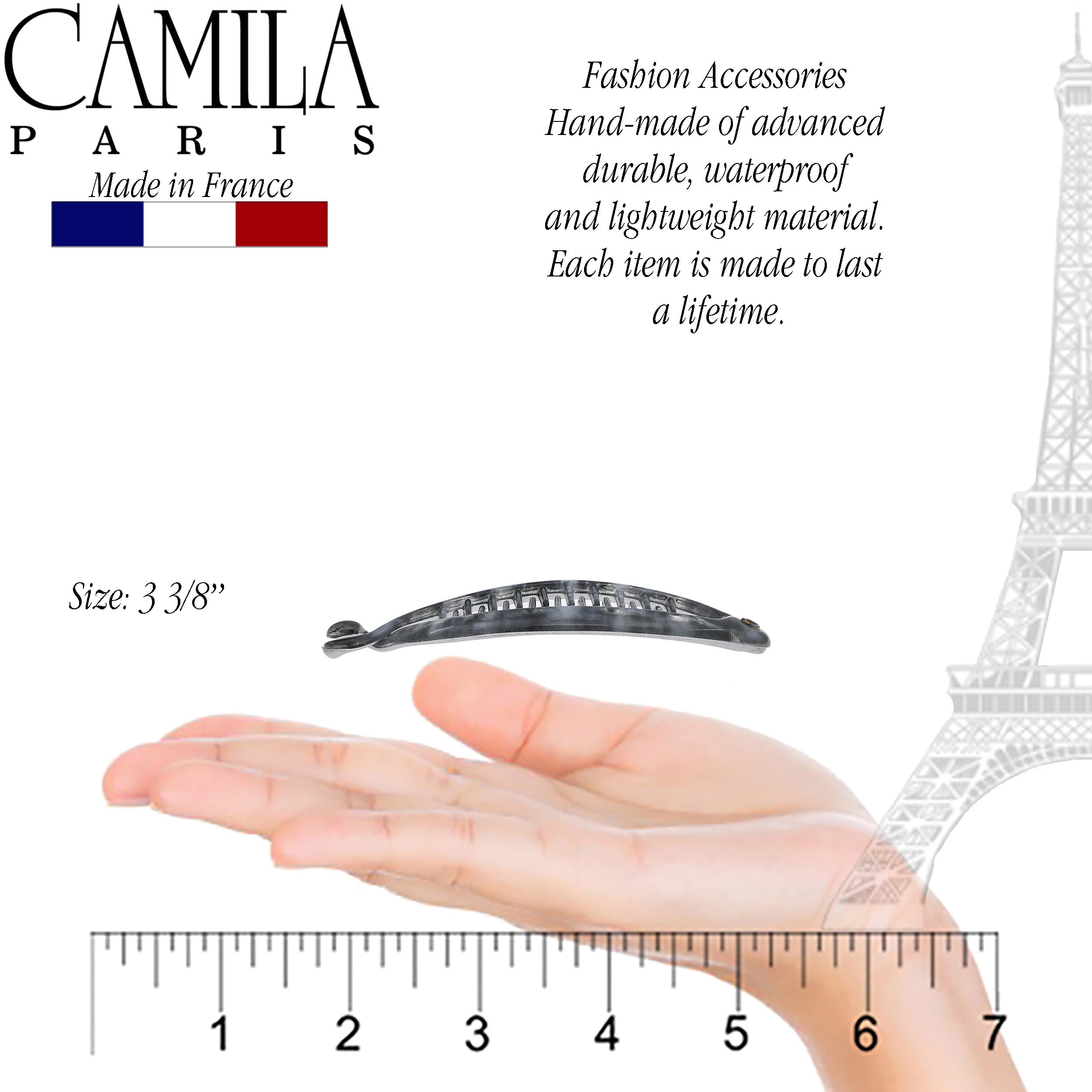 Camila Paris 5 Inch French banana clip cellulose acetate