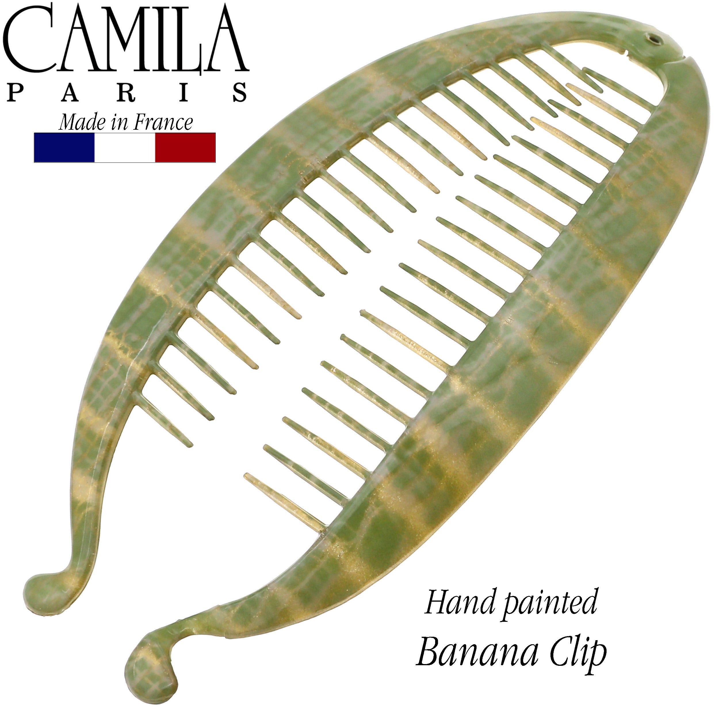 Camila Paris French banana clip cellulose acetate