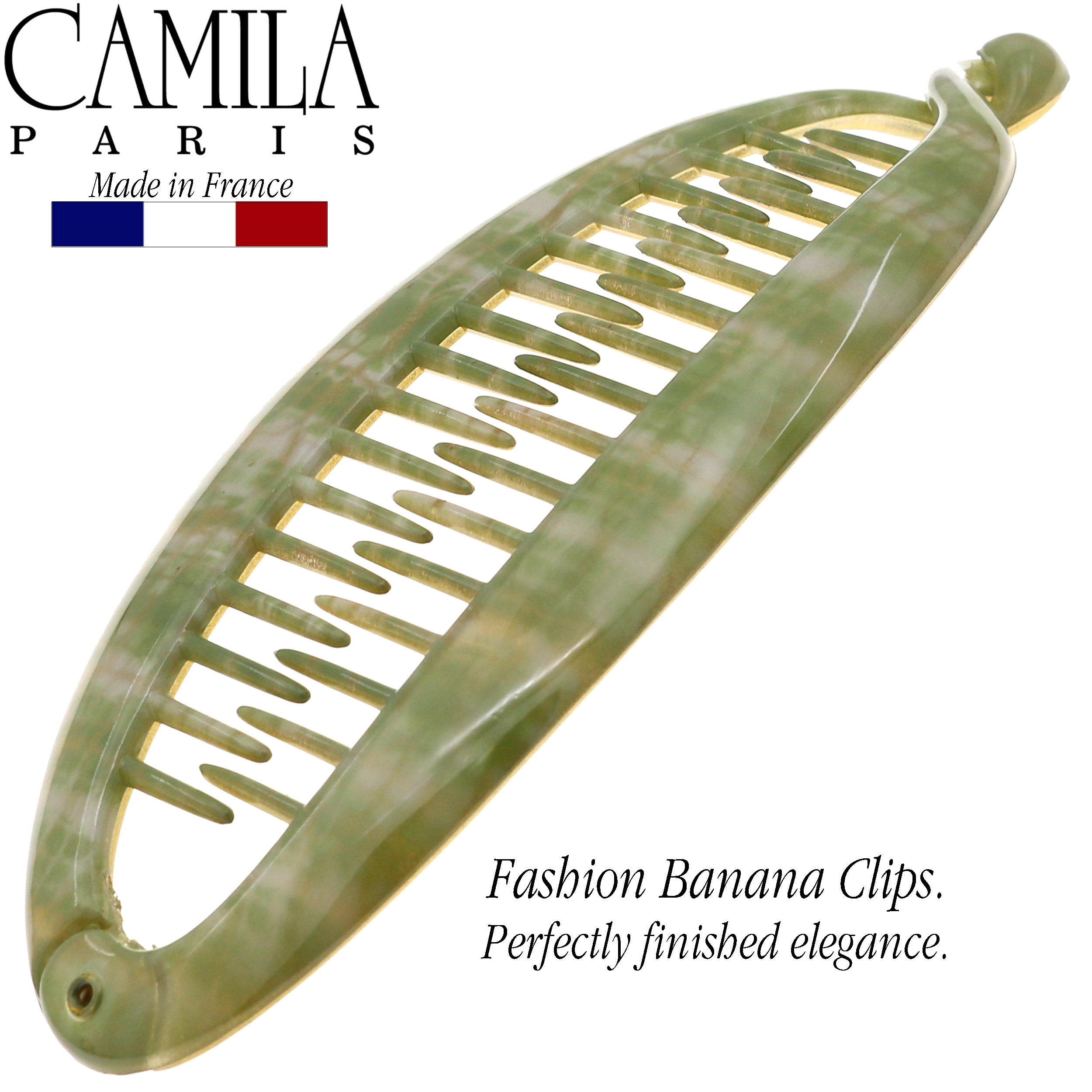 Camila Paris French banana clip cellulose acetate