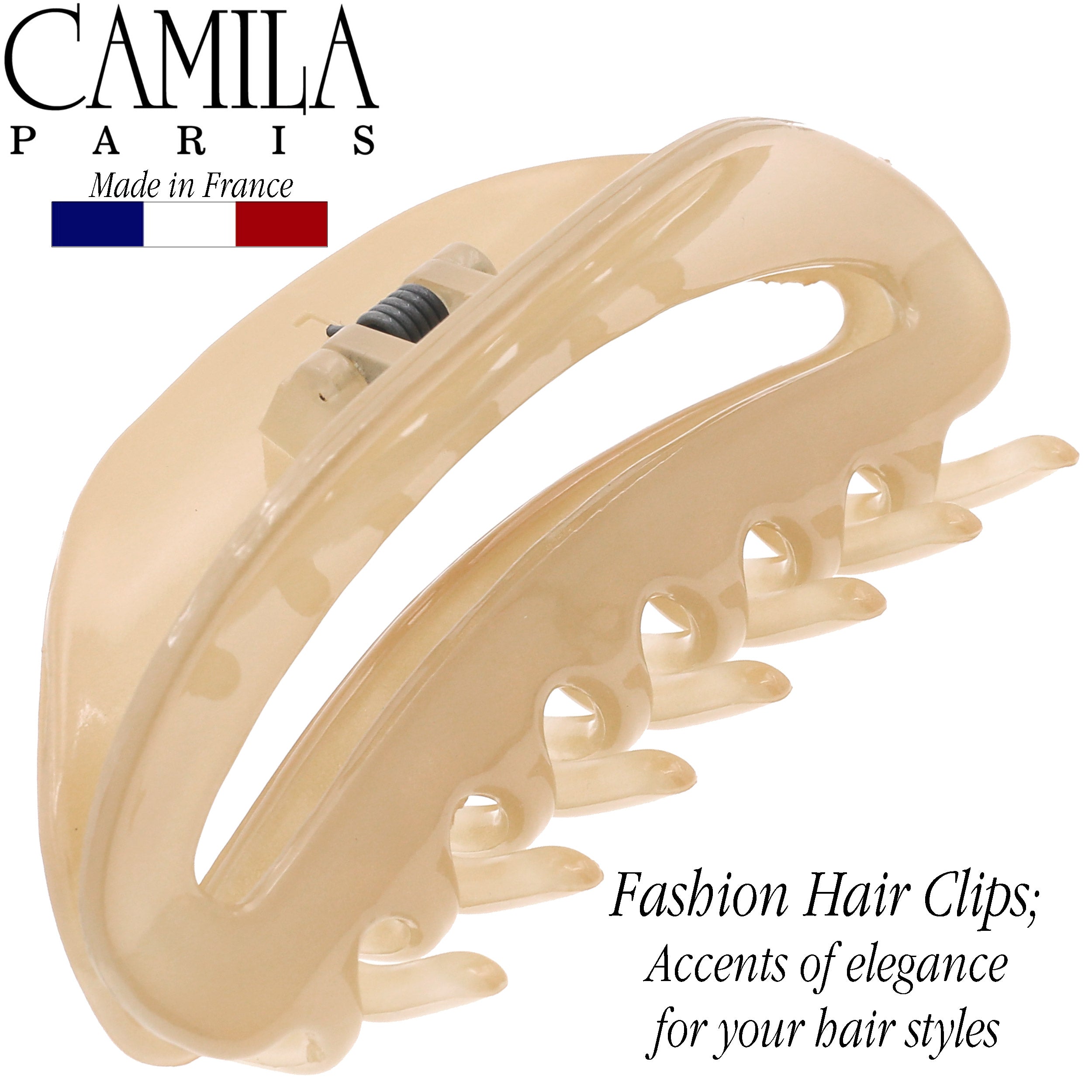 Camila Paris 3.5 Inch French hair clip cellulose acetate