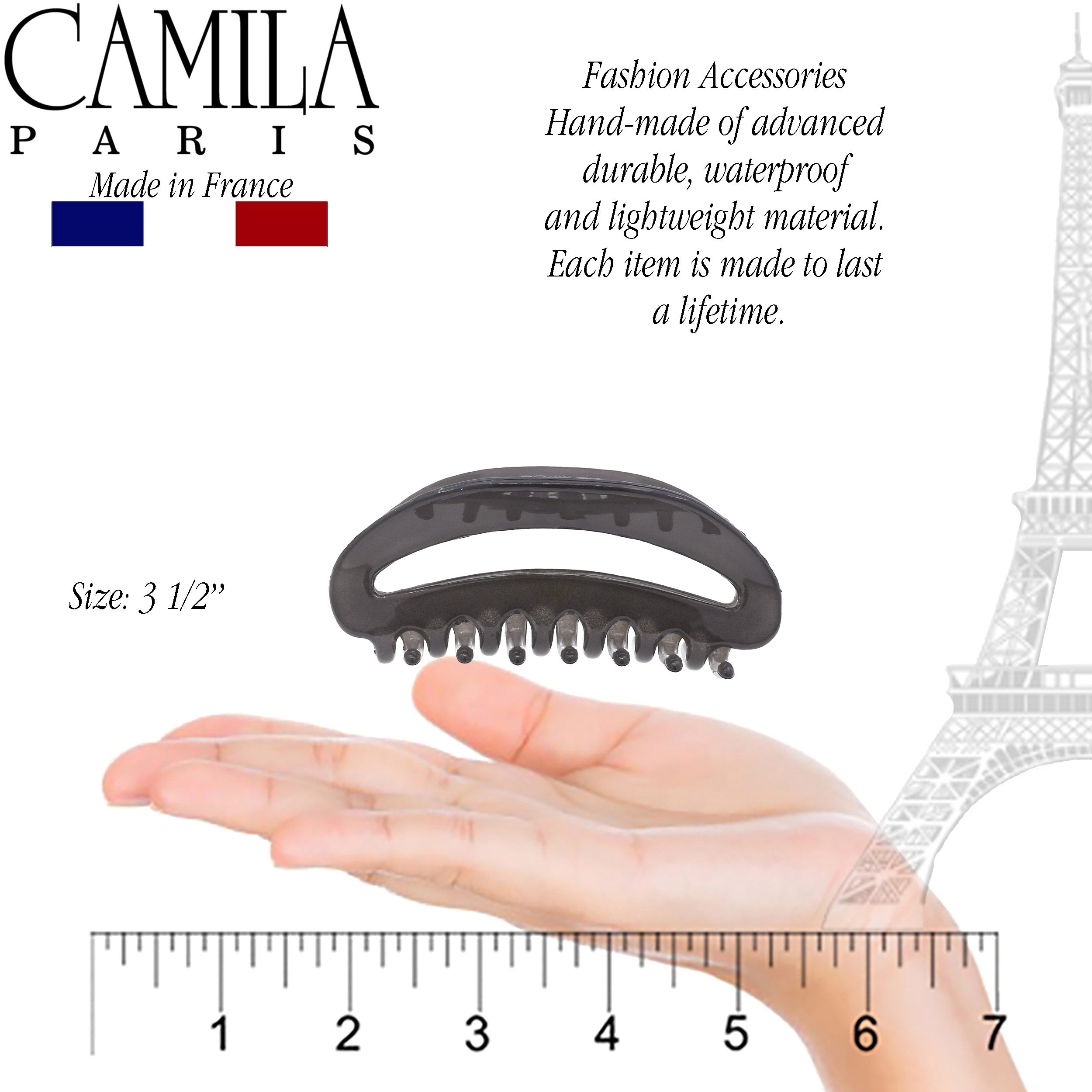 Camila Paris French hair clip cellulose acetate