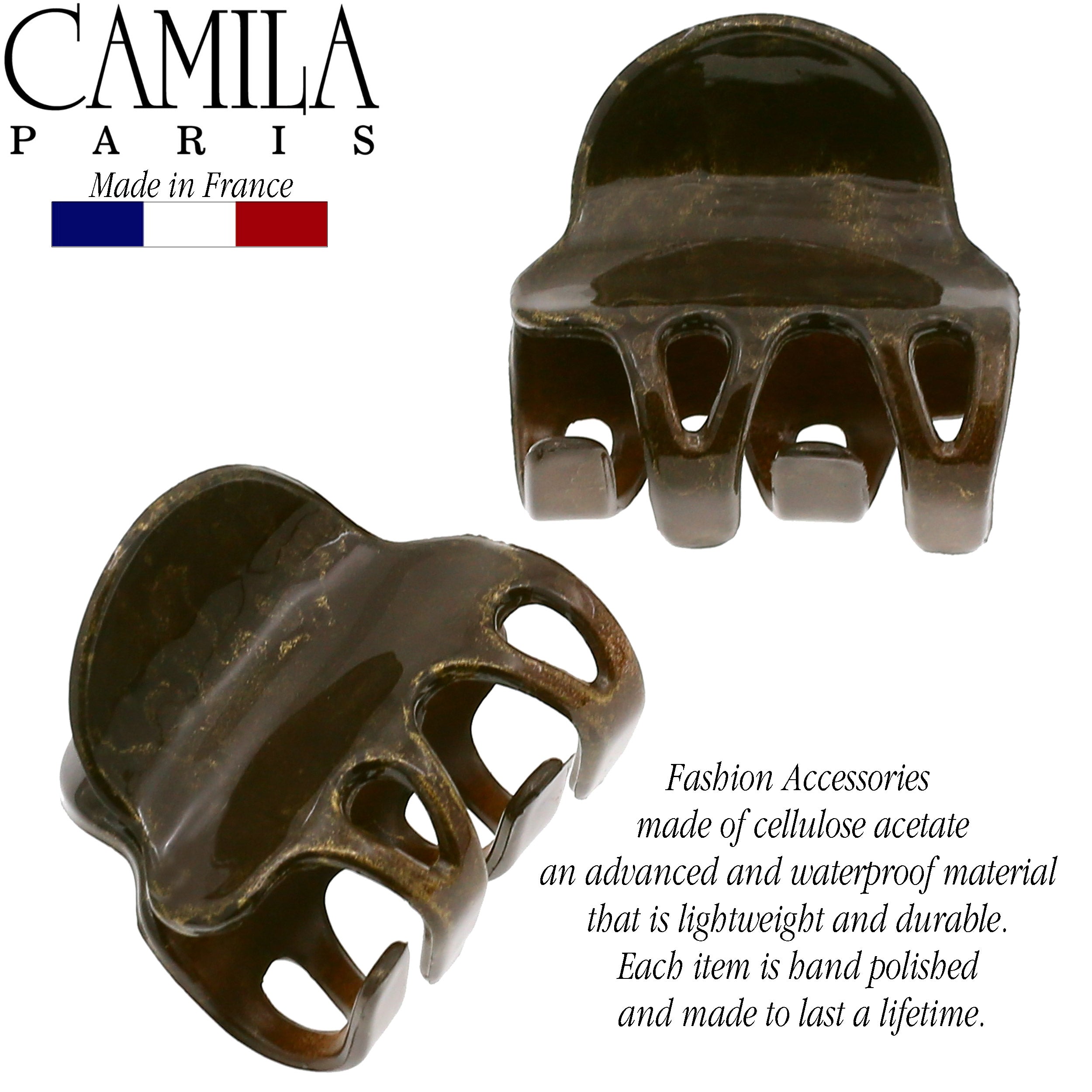 Camila Paris French hair clip cellulose acetate