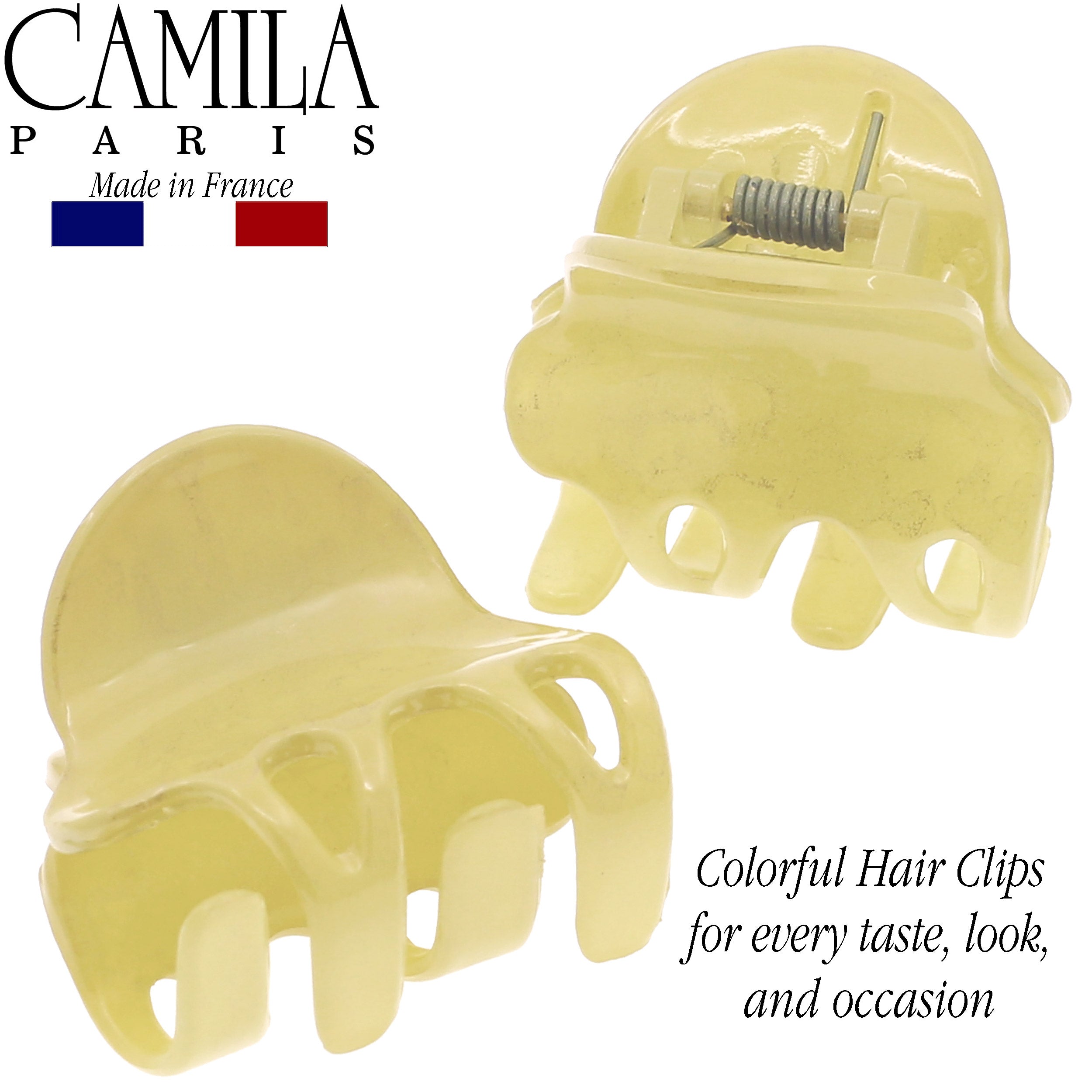 Camila Paris French hair clip cellulose acetate