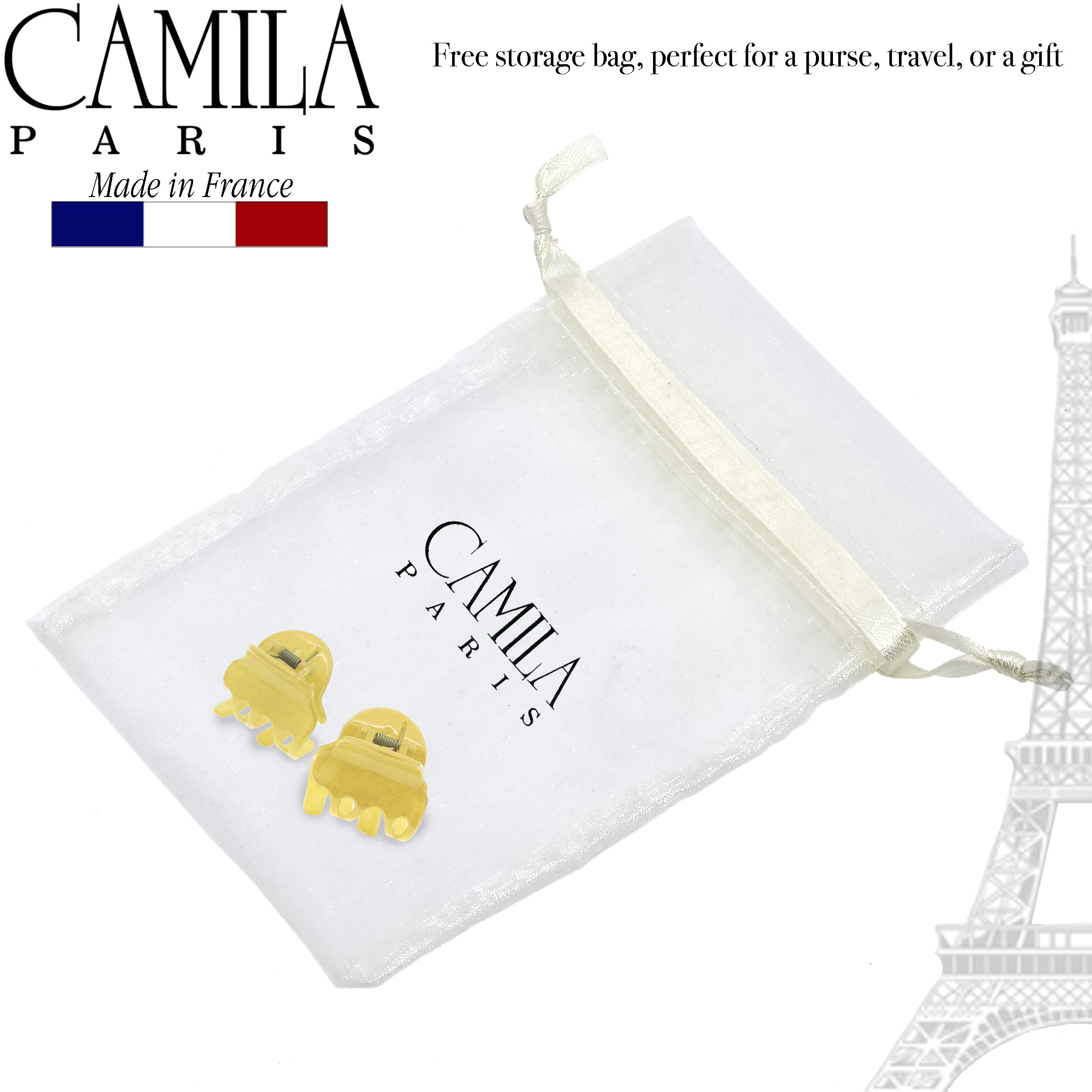 Camila Paris French hair clip cellulose acetate
