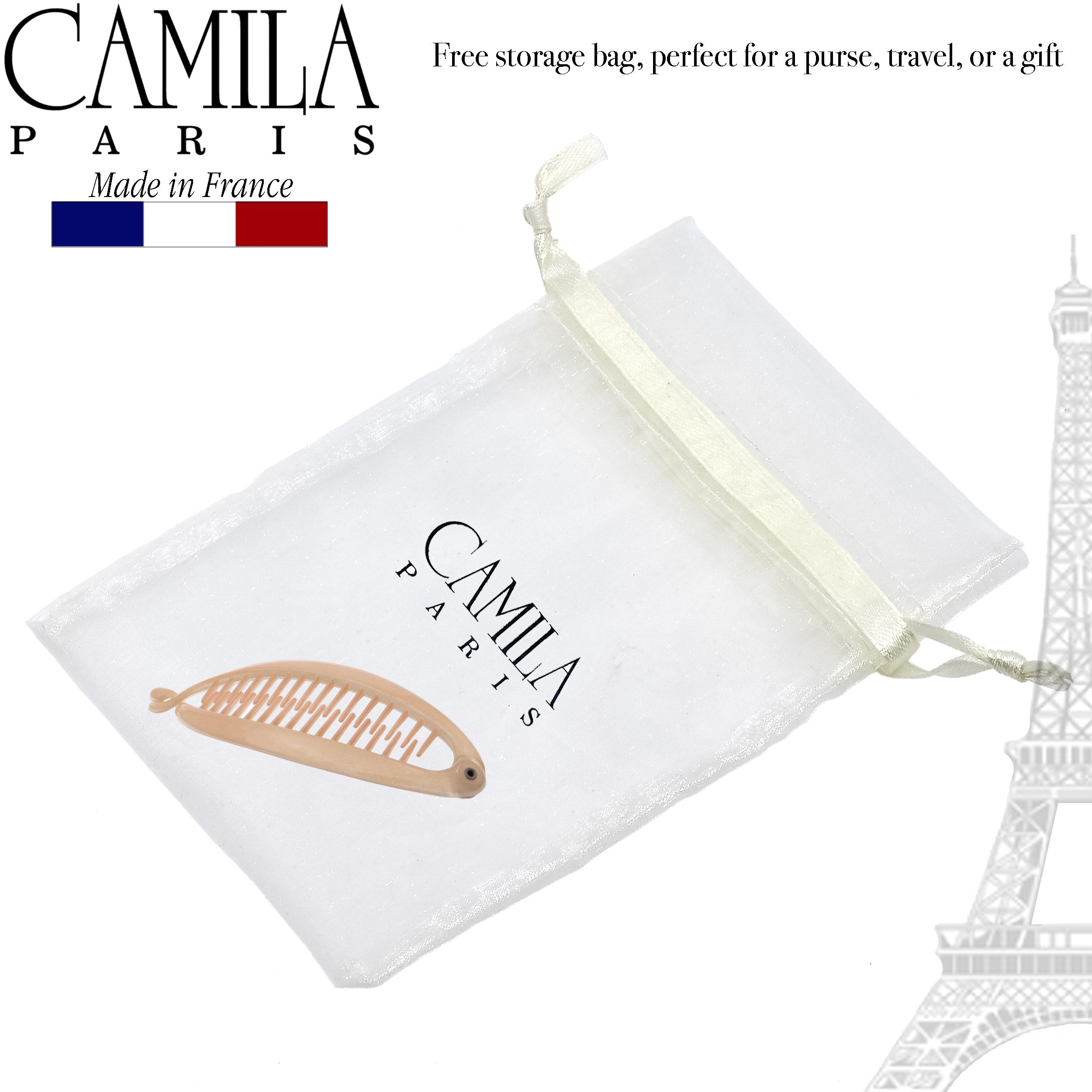 Camila Paris French banana clip cellulose acetate