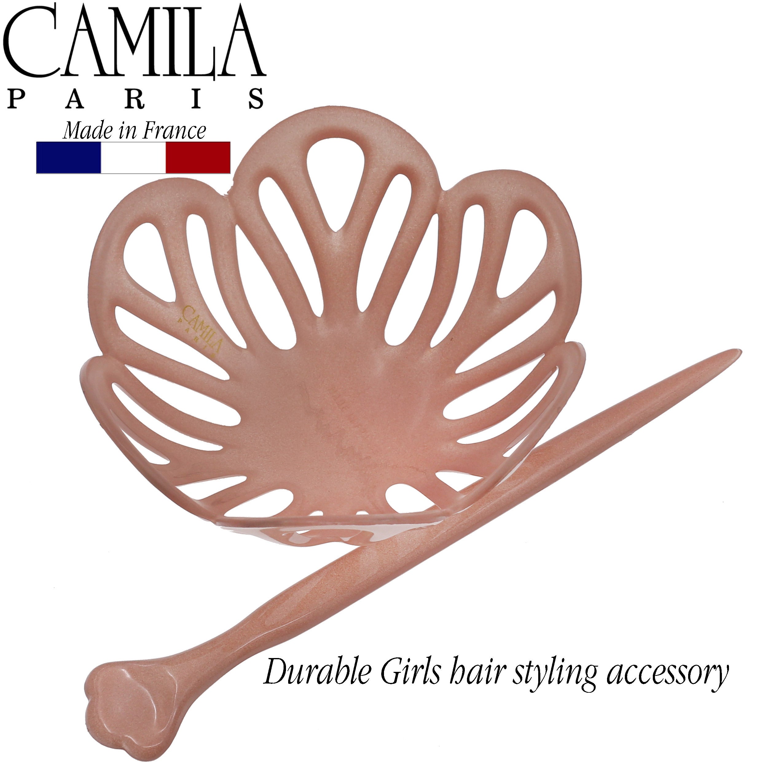 Camila Paris French bun holder cellulose acetate