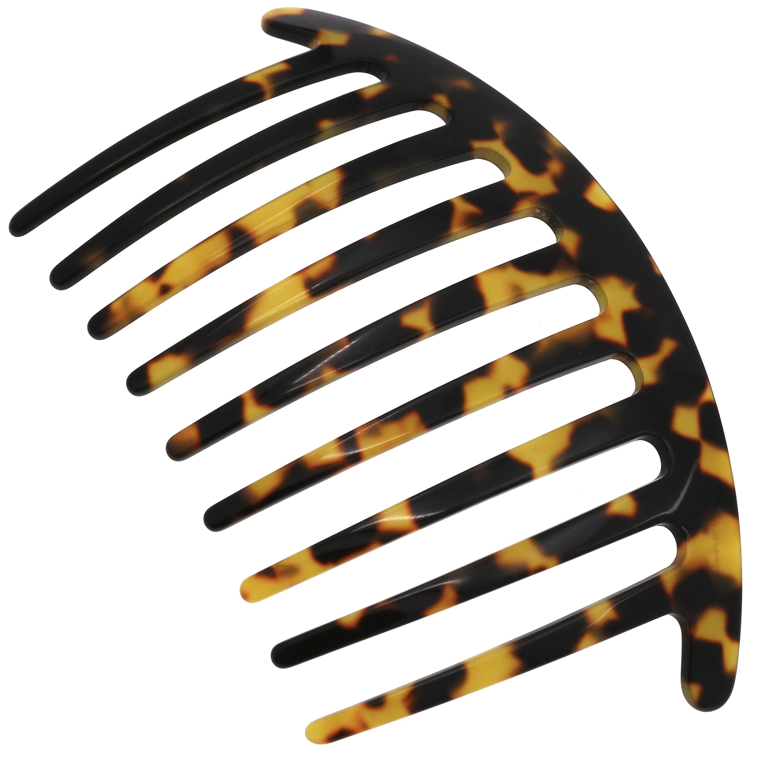 Camila Paris 7 Teeth Love French side comb cellulose acetate handmade