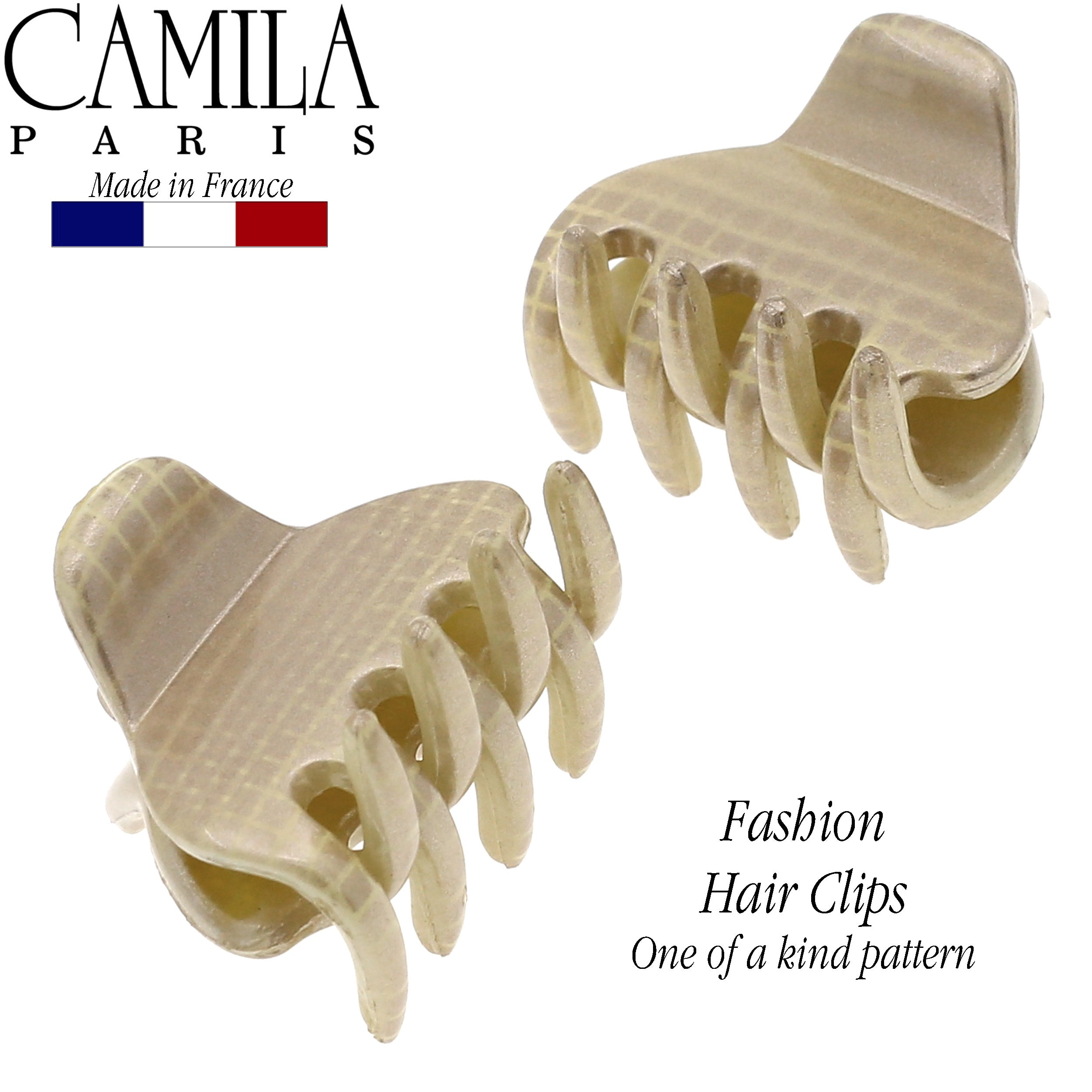 Camila Paris Tortoiseshell Grace French hair clip cellulose acetate
