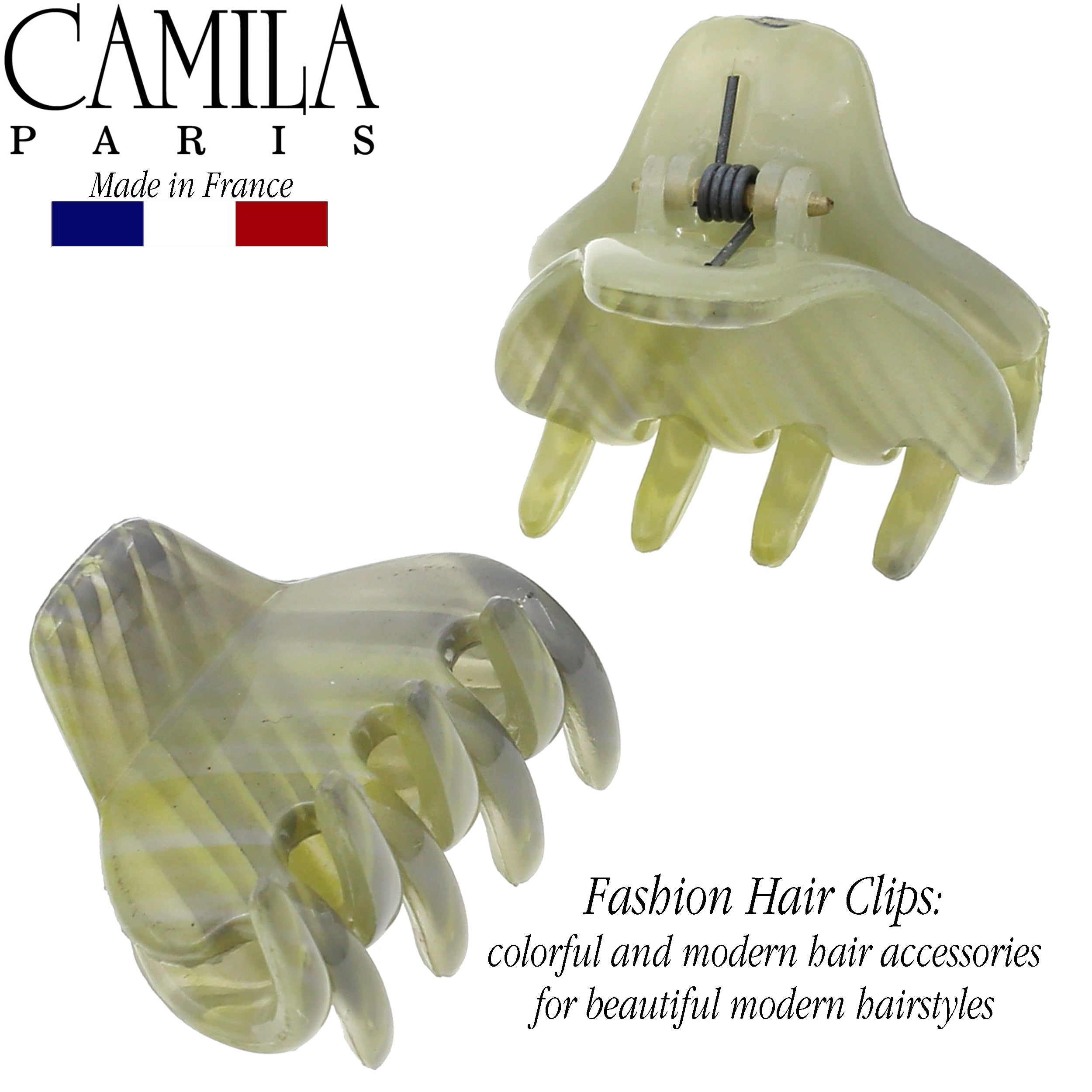 Camila Paris Grace French hair clip cellulose acetate