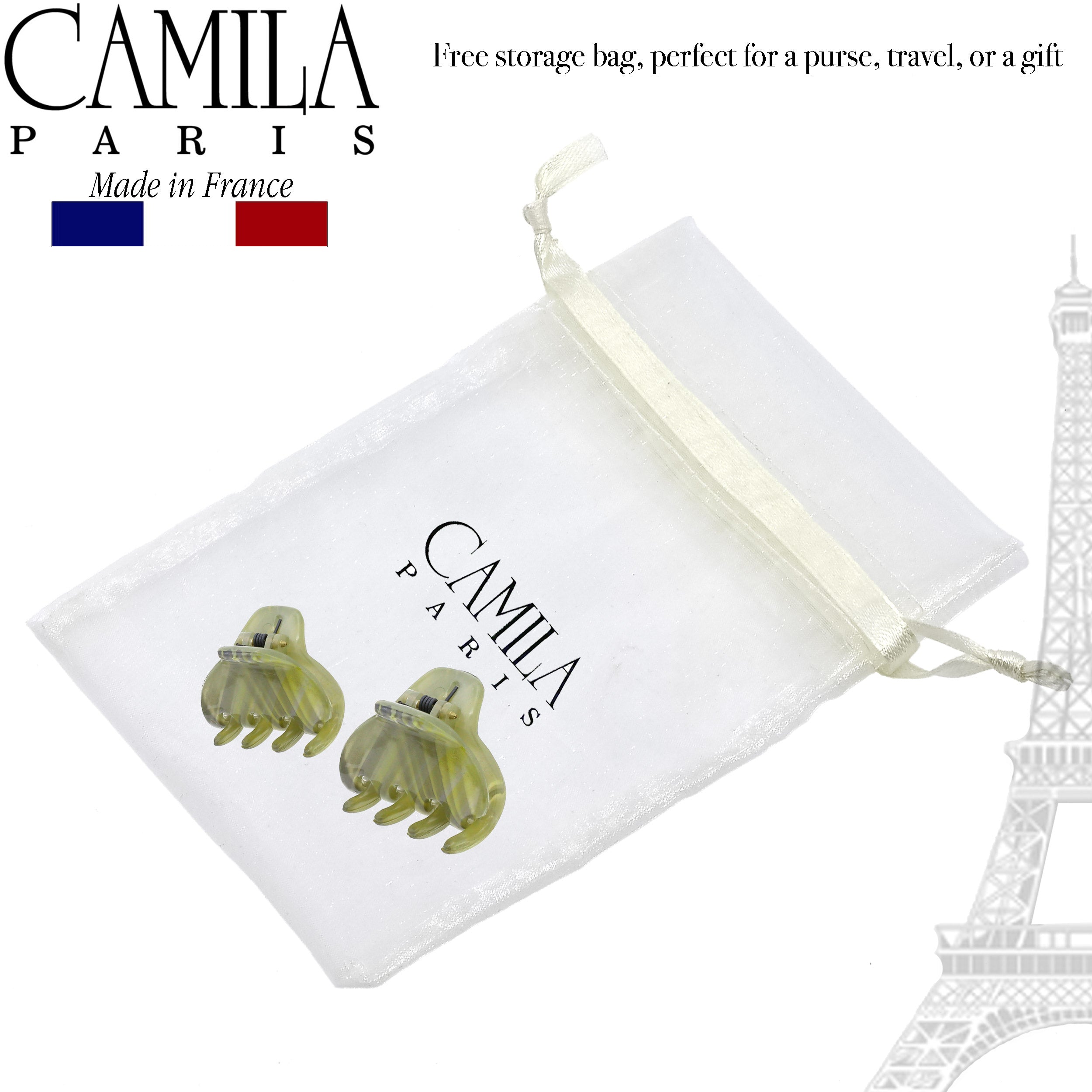 Camila Paris Grace French hair clip cellulose acetate