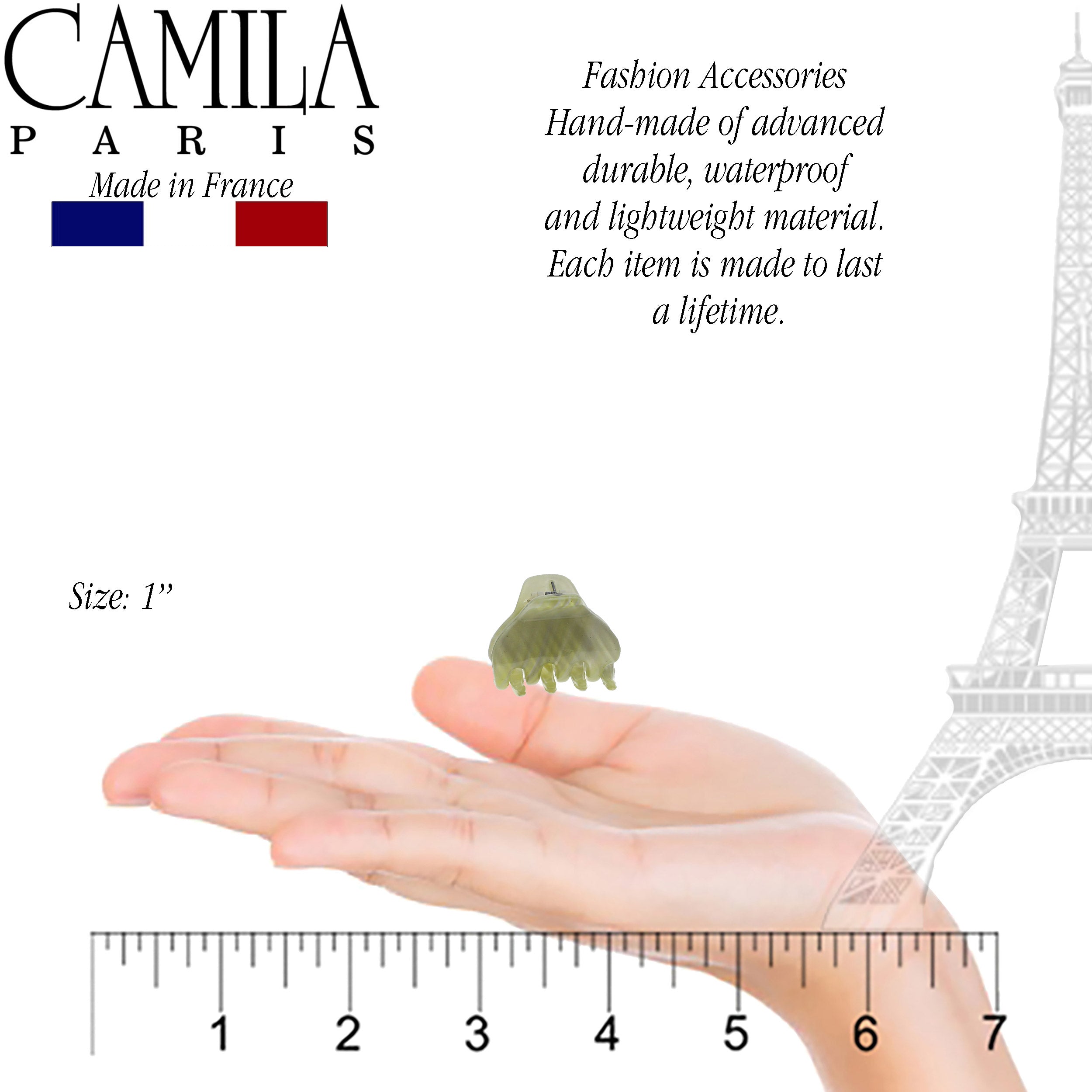 Camila Paris Grace French hair clip cellulose acetate