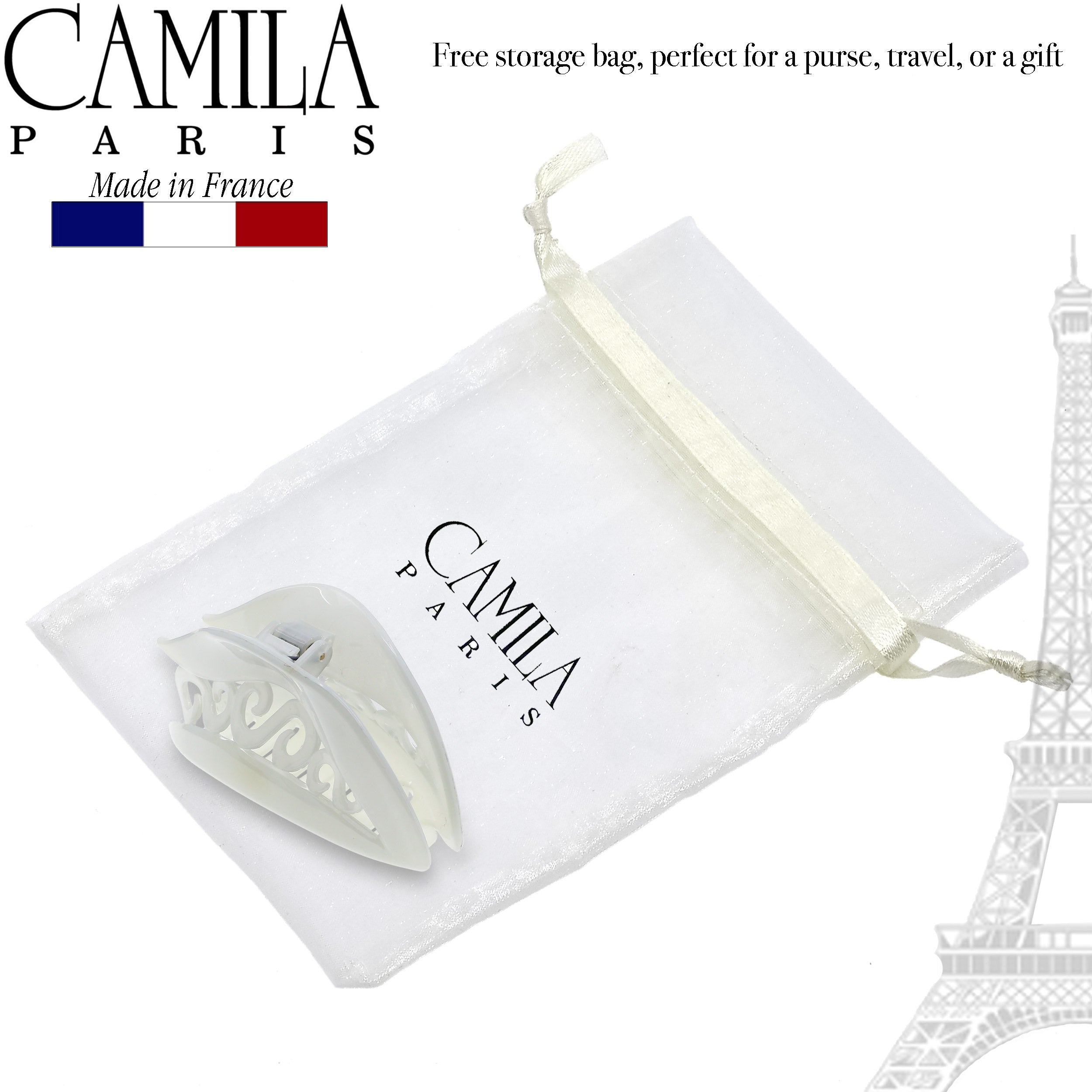 Camila Paris French hair clip cellulose acetate