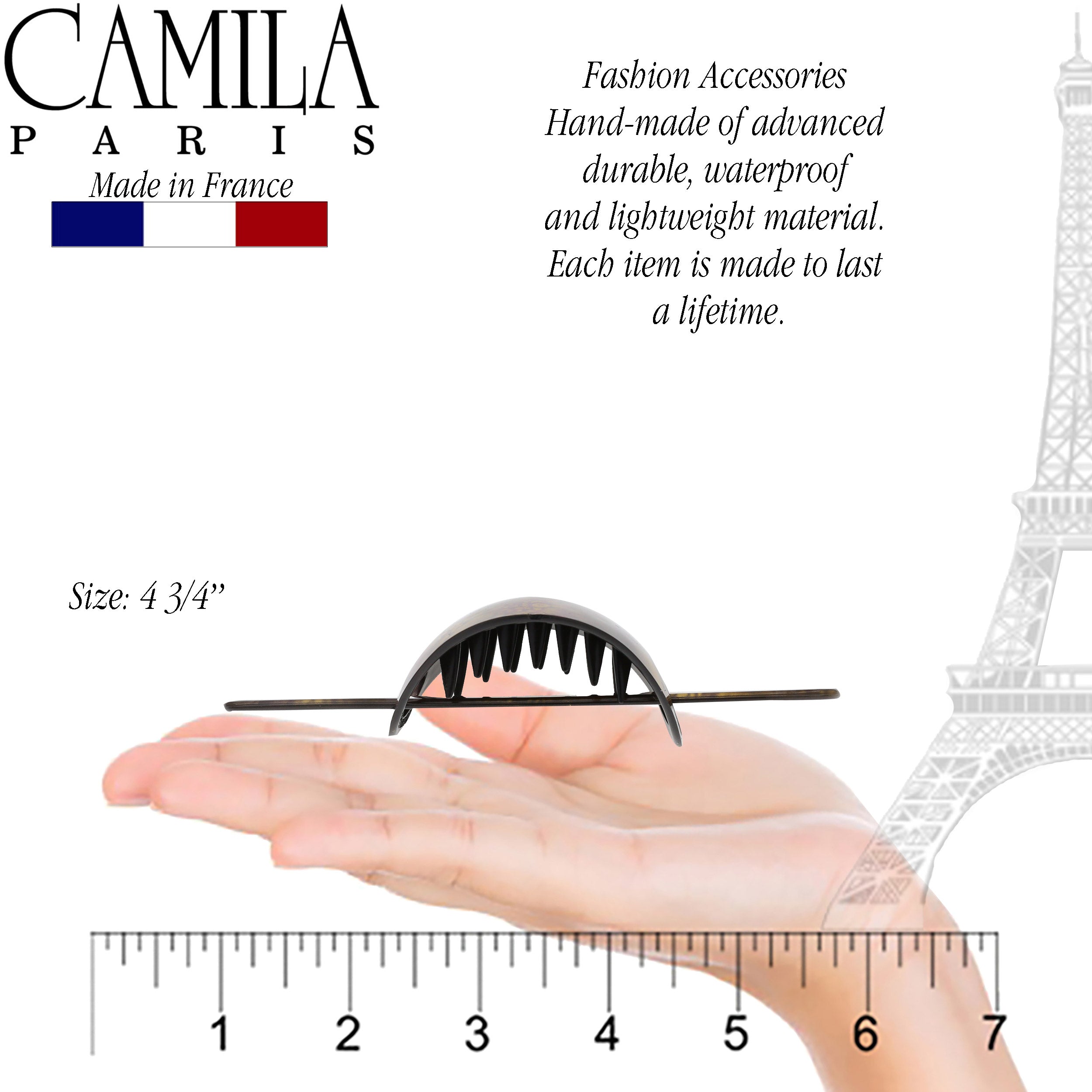 Camila Paris French bun holder cellulose acetate