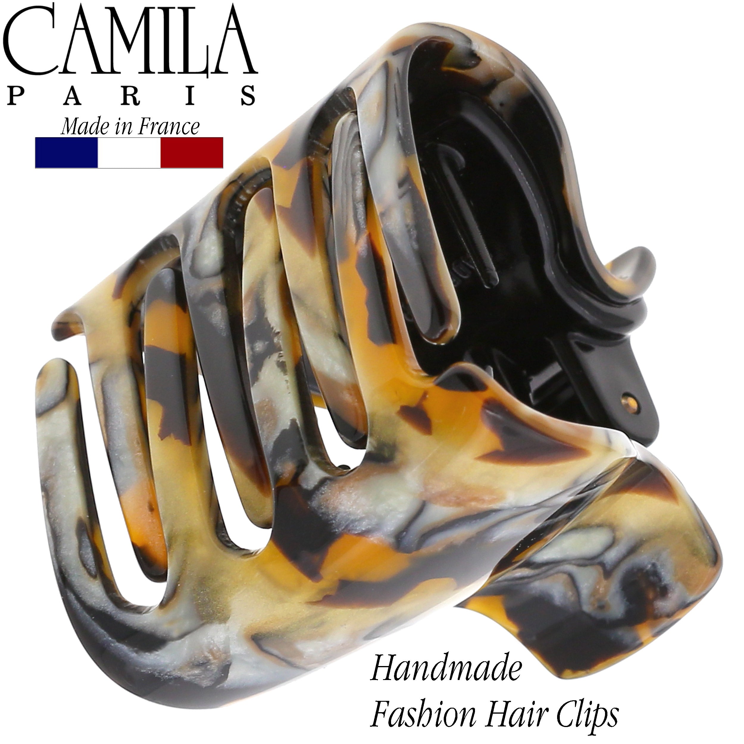 Camila Paris French hair clip cellulose acetate