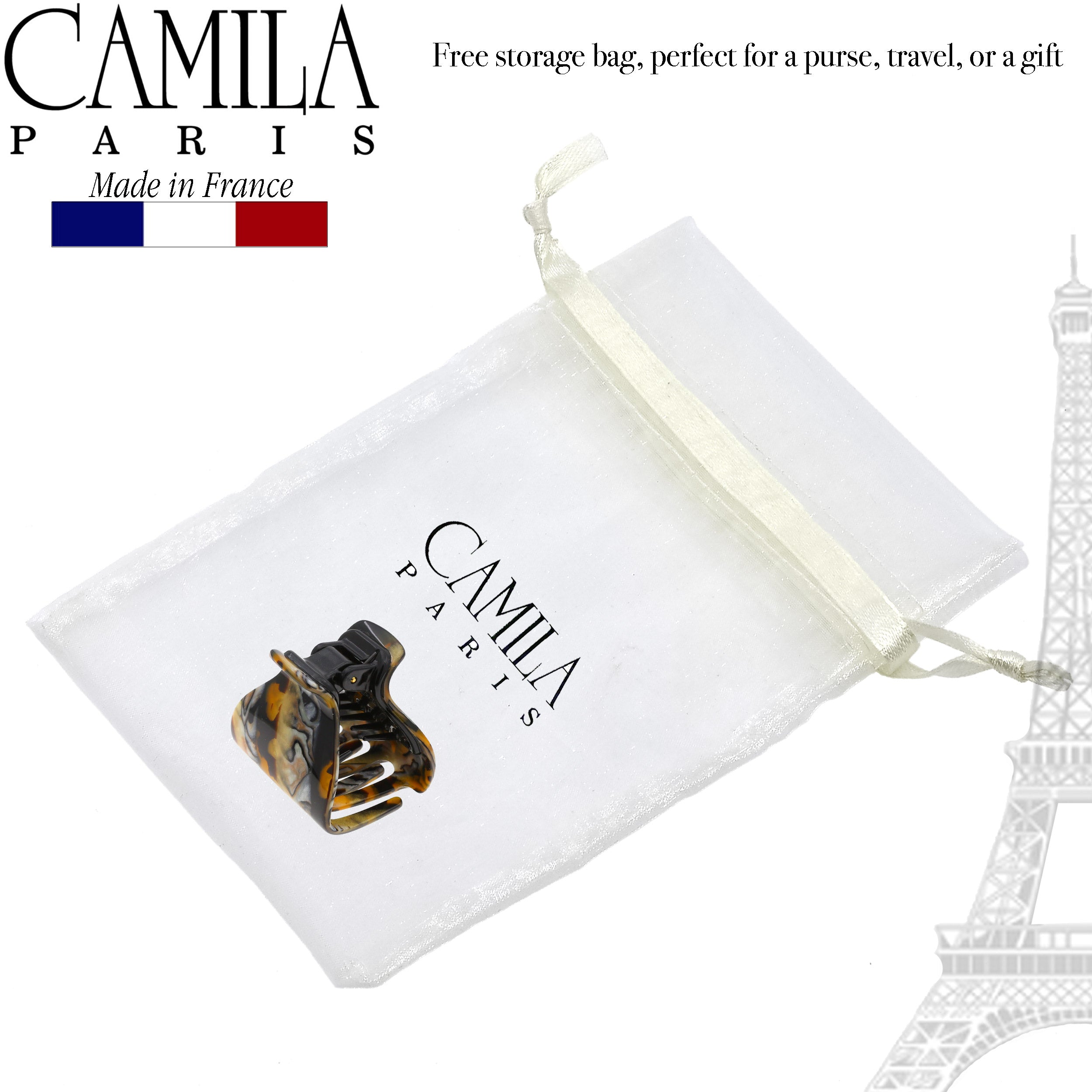 Camila Paris French hair clip cellulose acetate