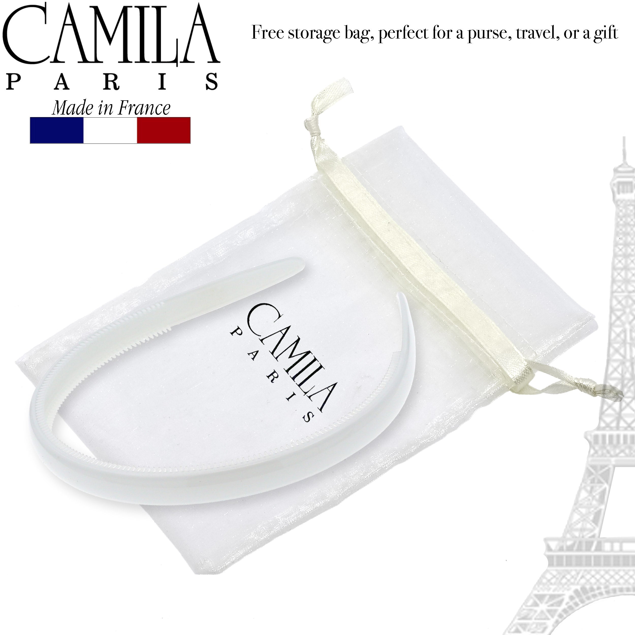 Camila Paris 0.35 inch Classic Comfort French headband cellulose acetate