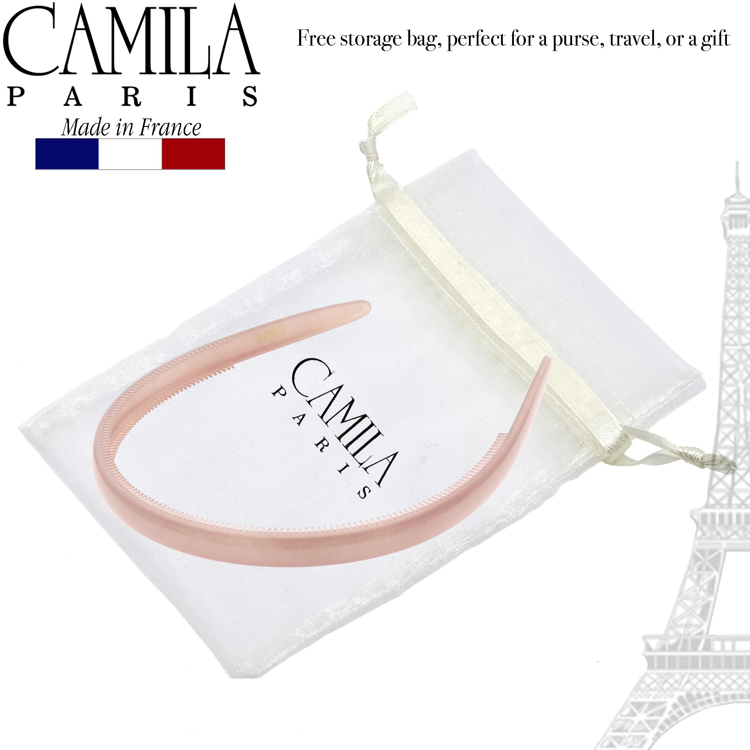Camila Paris 0.35 inch Classic Comfort French headband cellulose acetate