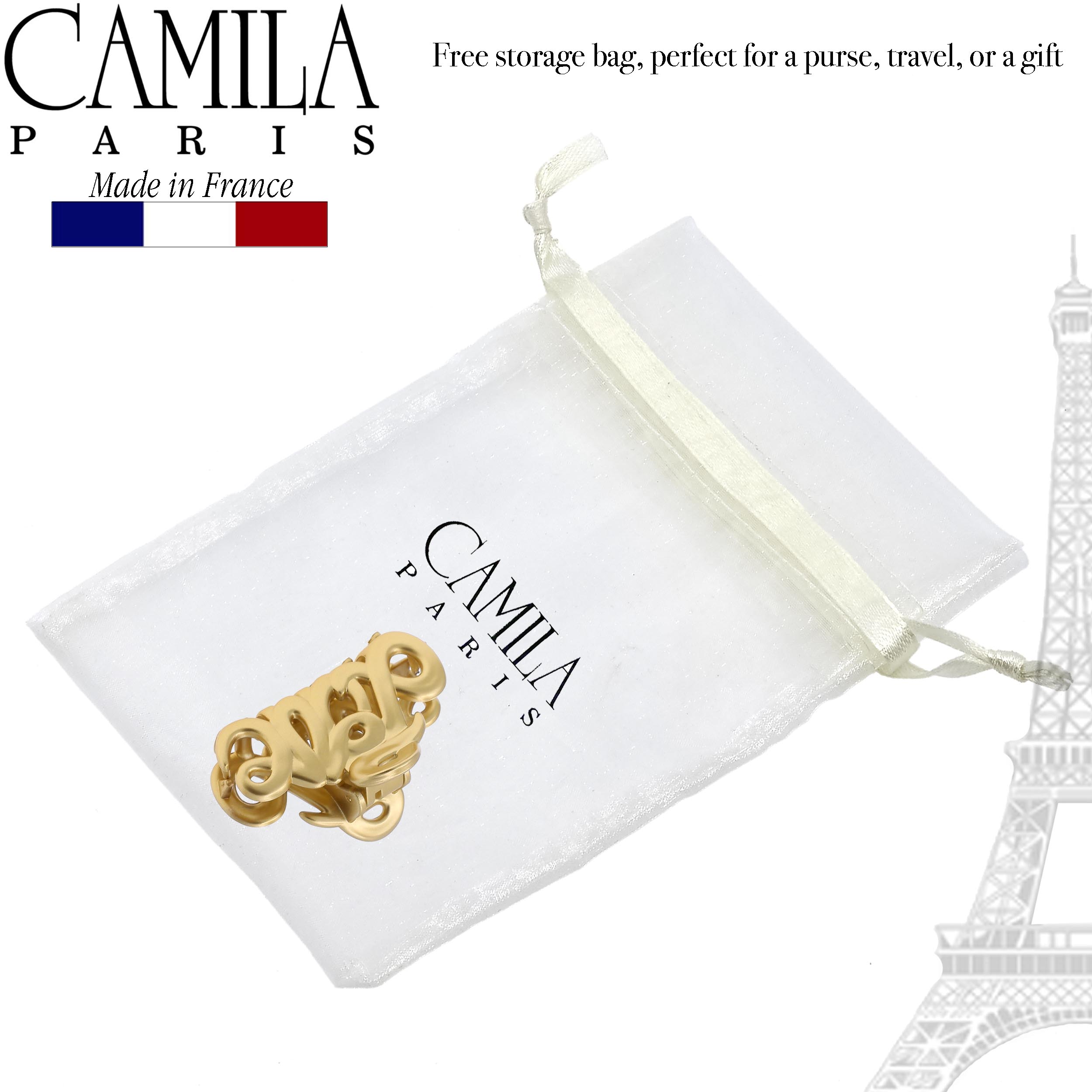 Camila Paris Love French hair clip cellulose acetate