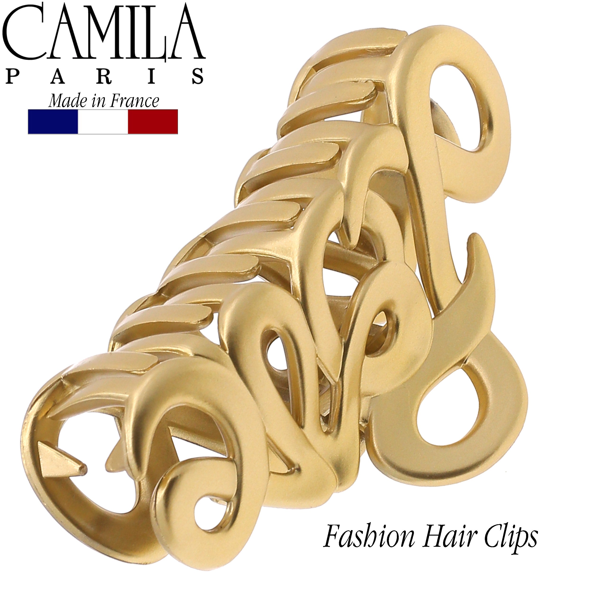 Camila Paris Love French hair clip cellulose acetate