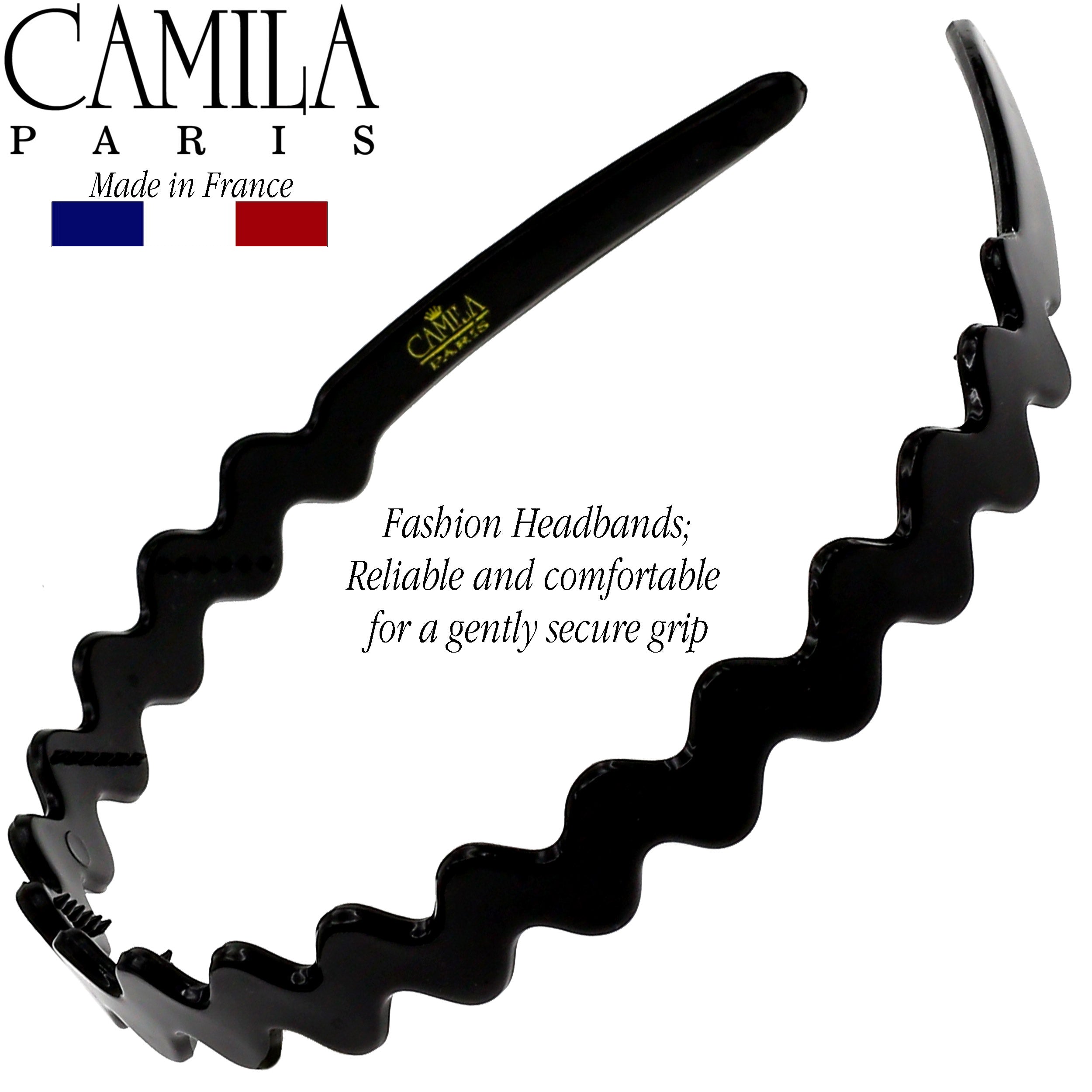 Camila Paris French headband cellulose acetate