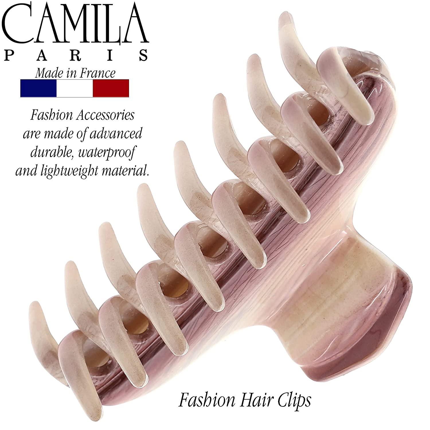 Camila Paris Victoria French hair clip cellulose acetate