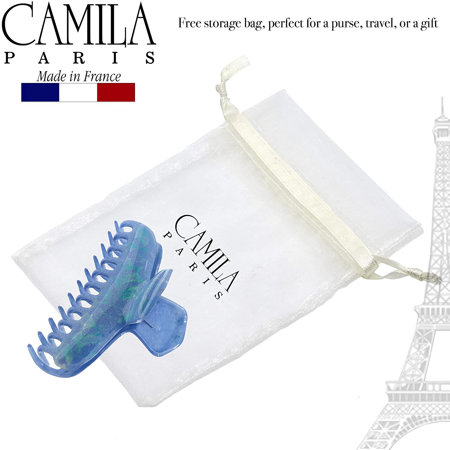 Camila Paris Victoria French hair clip cellulose acetate